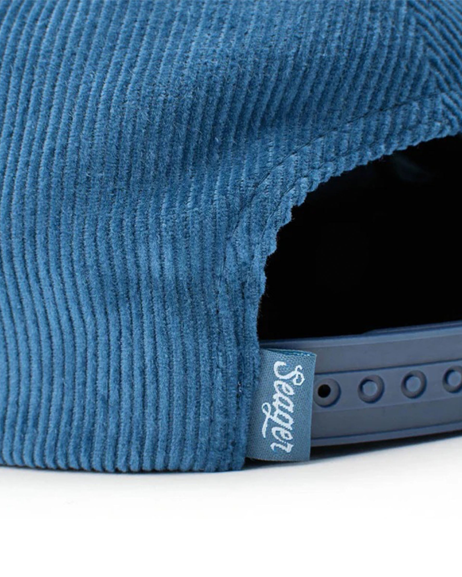 Seager Co. Los Rios Corduroy Snapback Hat - Navy