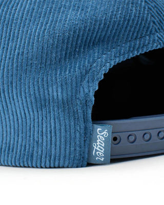 Seager Co. Los Rios Corduroy Snapback Hat - Navy