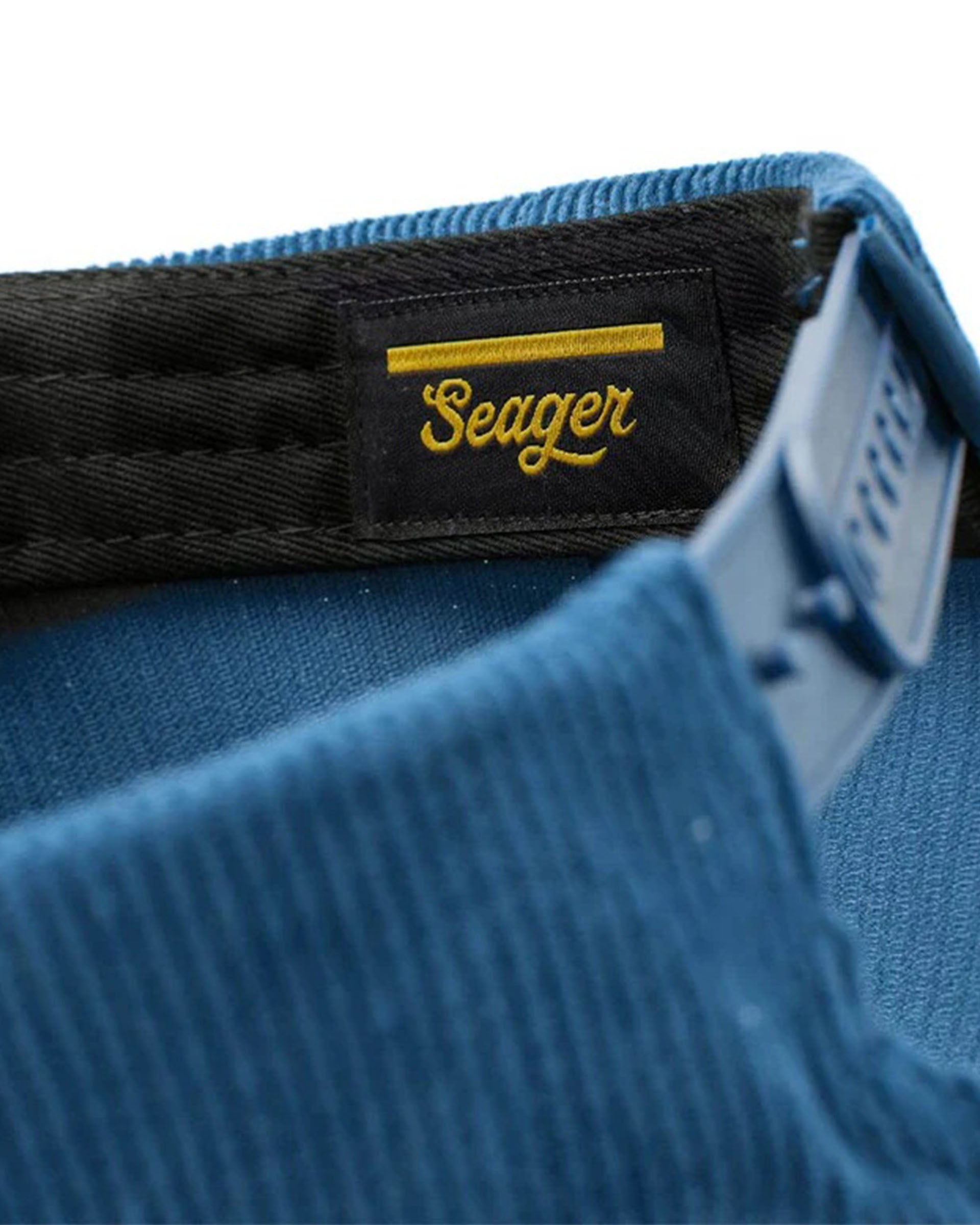 Seager Co. Los Rios Corduroy Snapback Hat - Navy