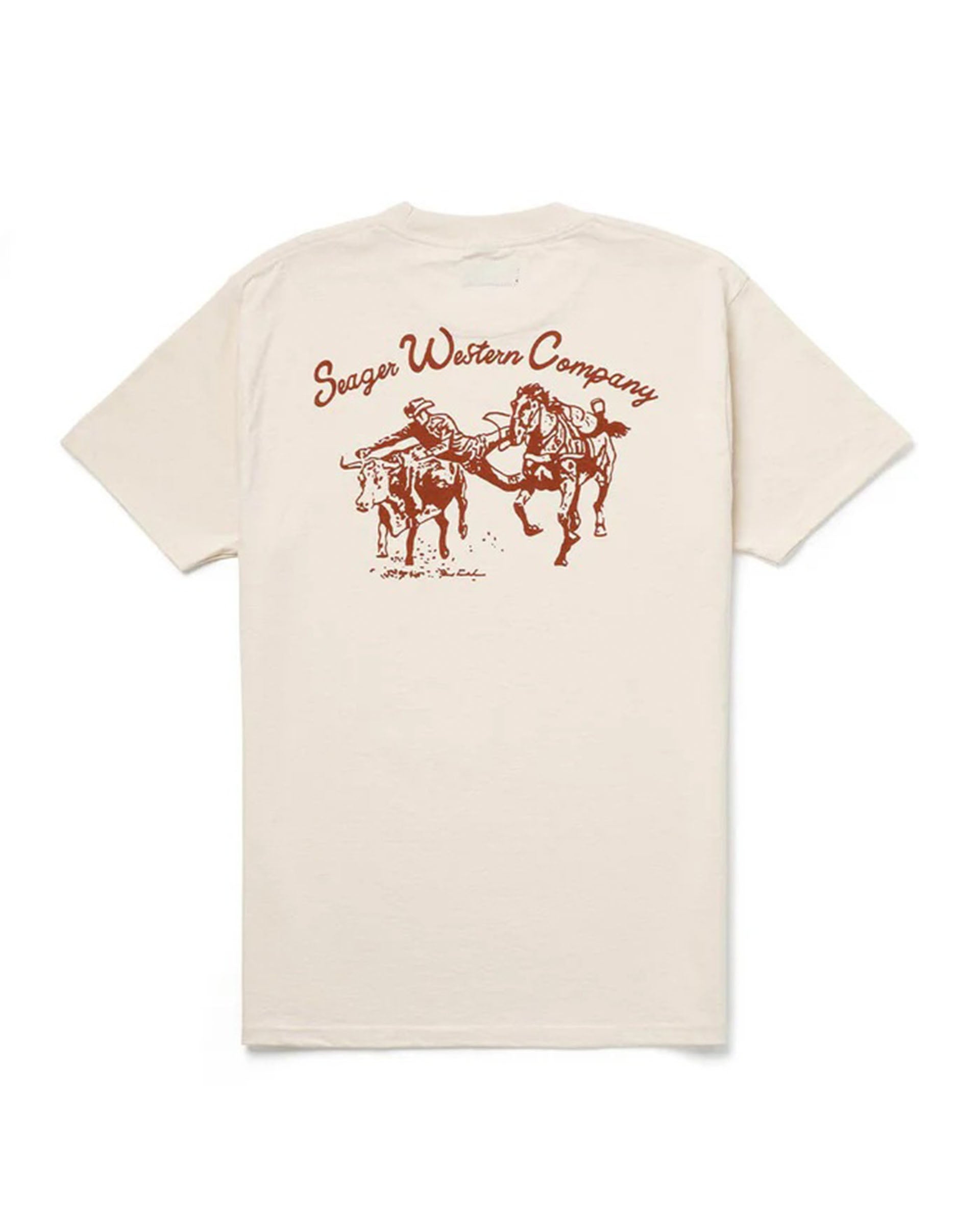 Seager Co. Los Rios Short Sleeve T-Shirt - Vintage White
