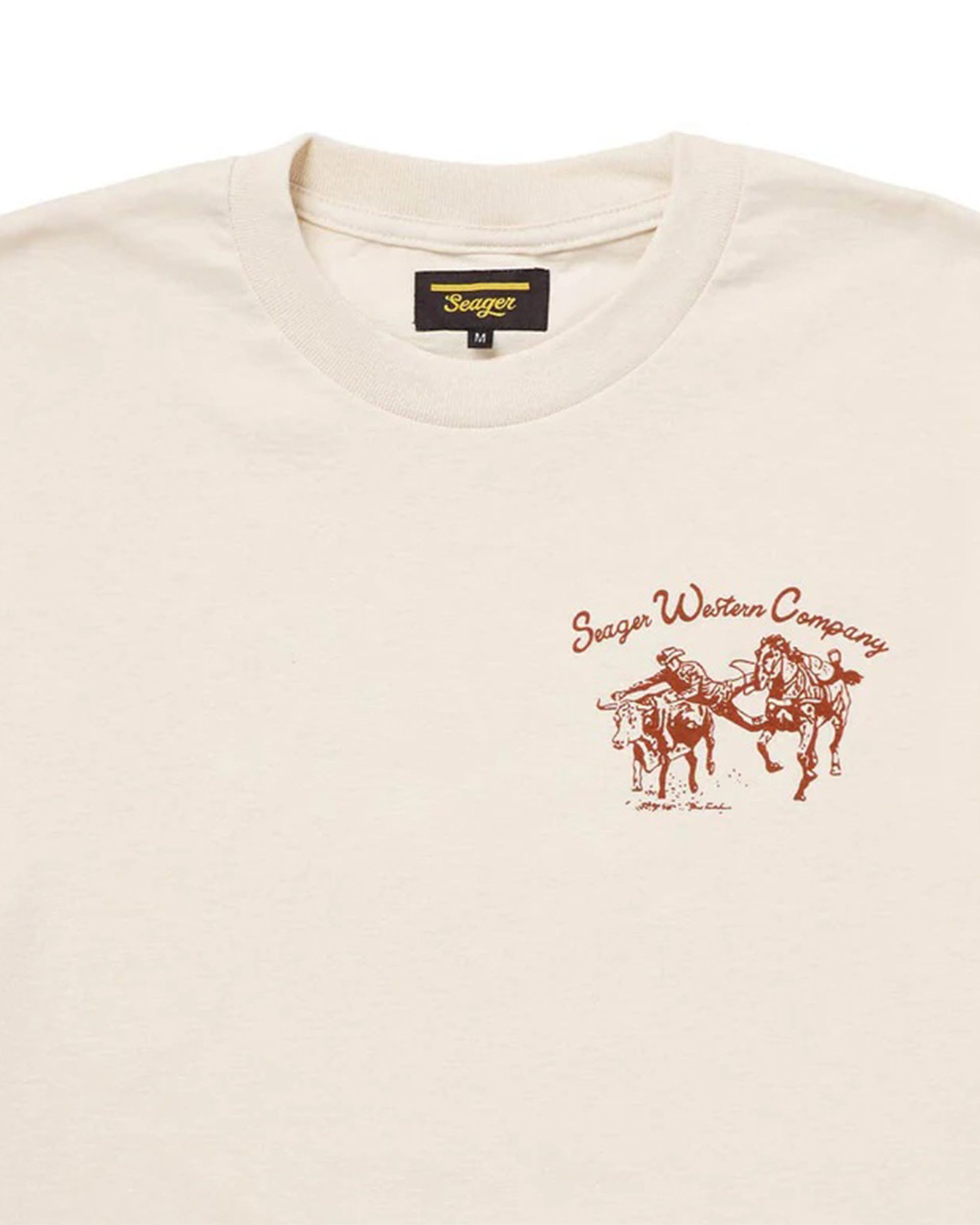 Seager Co. Los Rios Short Sleeve T-Shirt - Vintage White