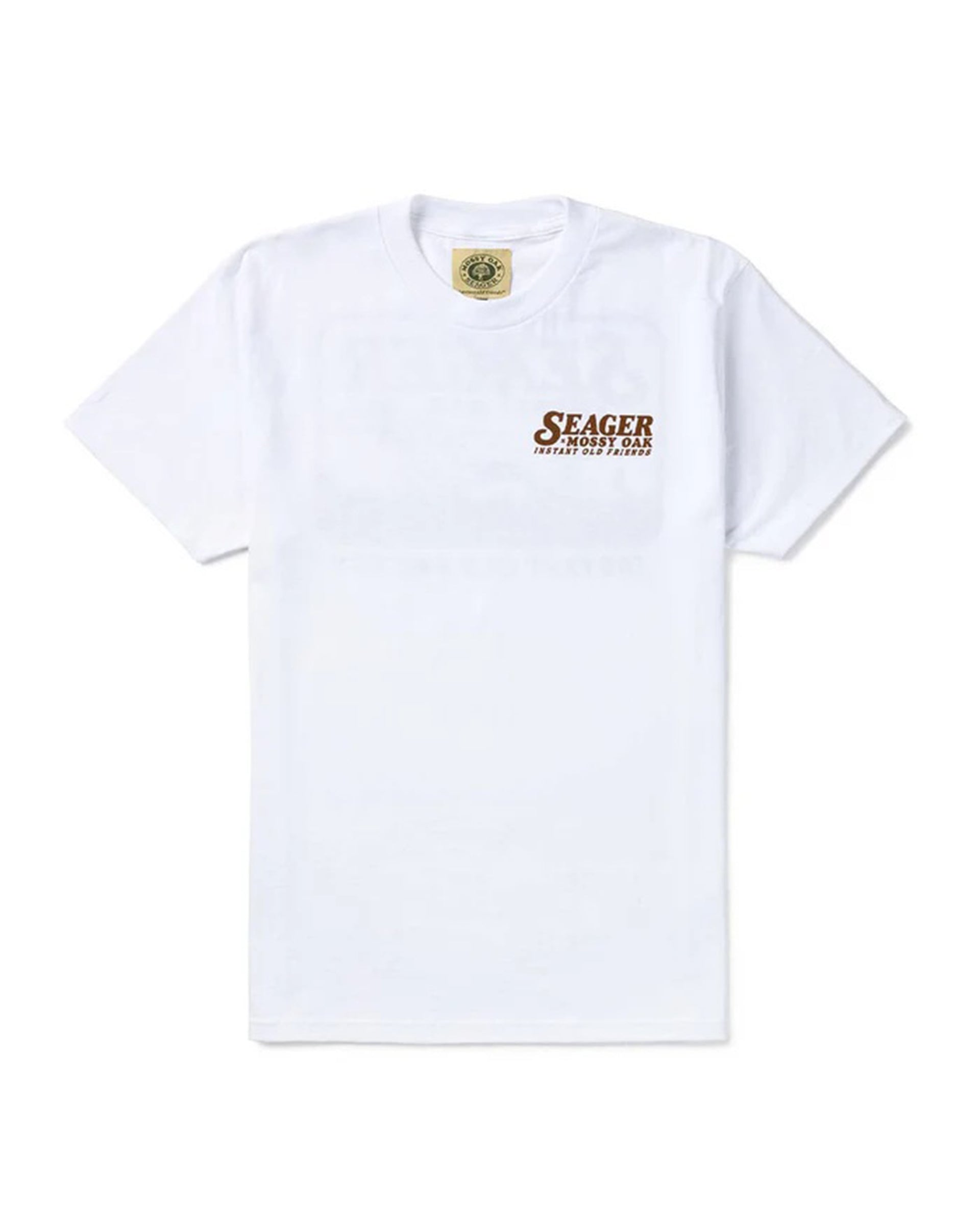 Seager Co. x Mossy Oak Bird Dog Short Sleeve T-Shirt - White