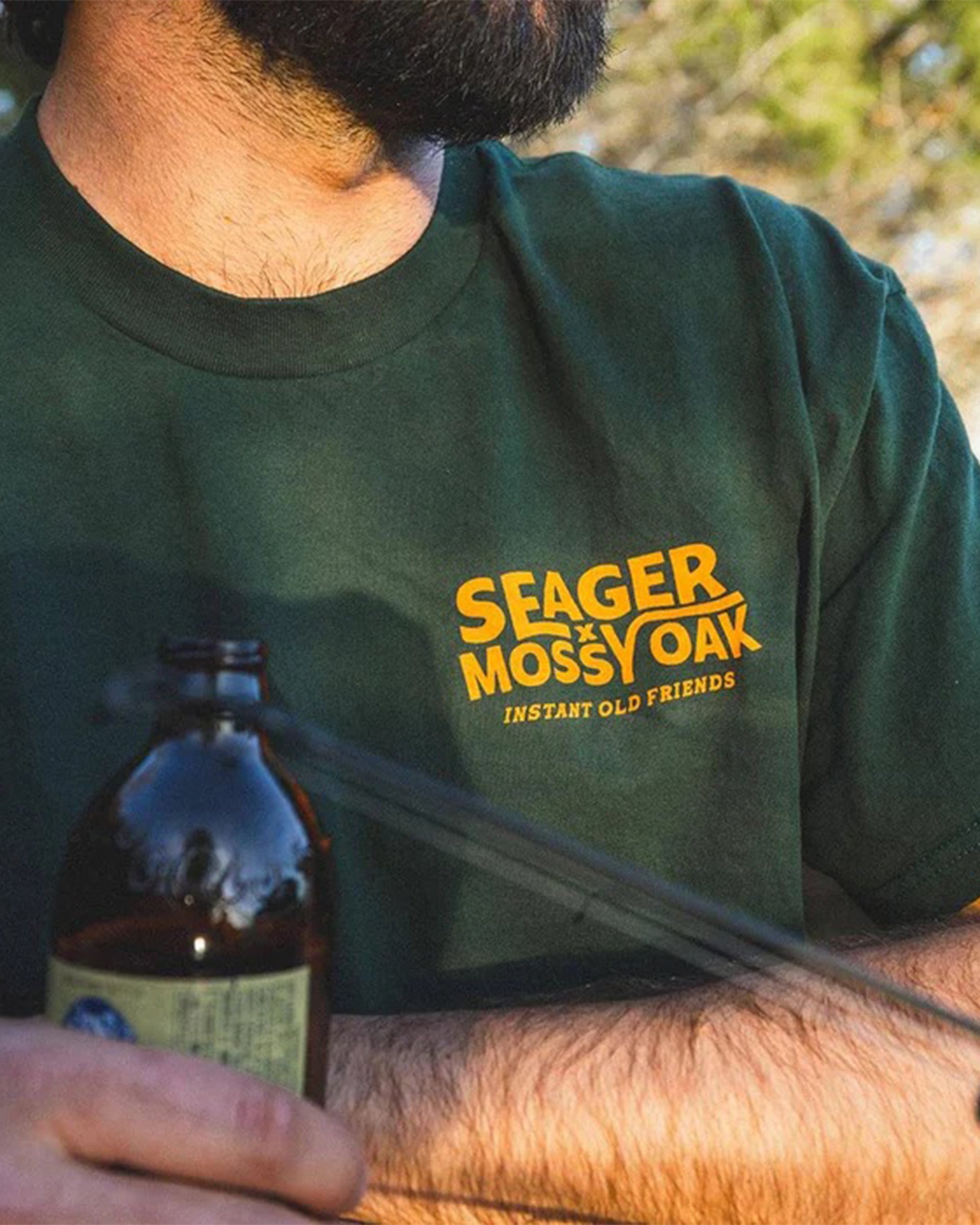 Seager Co. x Mossy Oak I.O.F. Short Sleeve T-Shirt - Forest Green