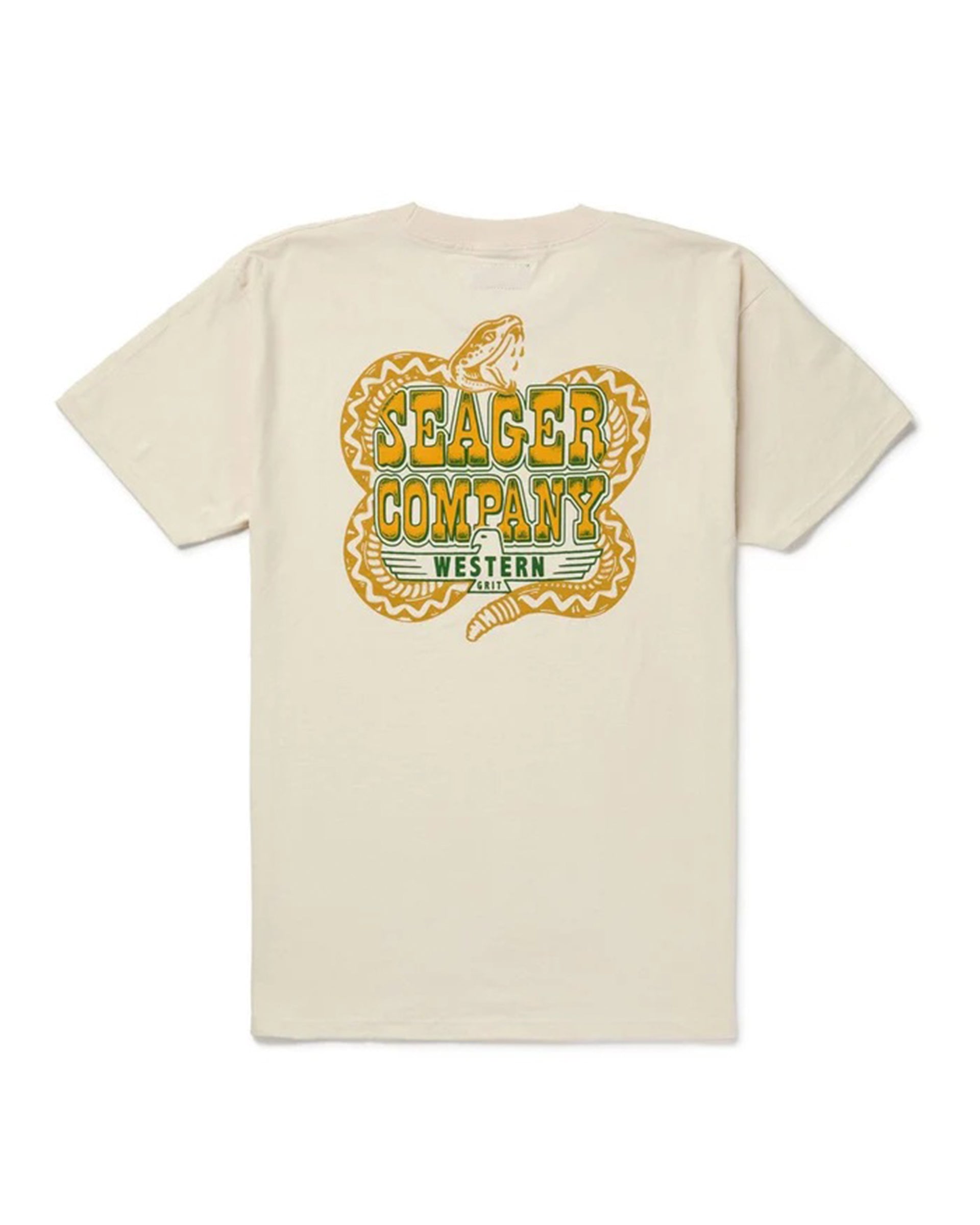 Seager Co. Rattler Short Sleeve T-Shirt - Vintage White
