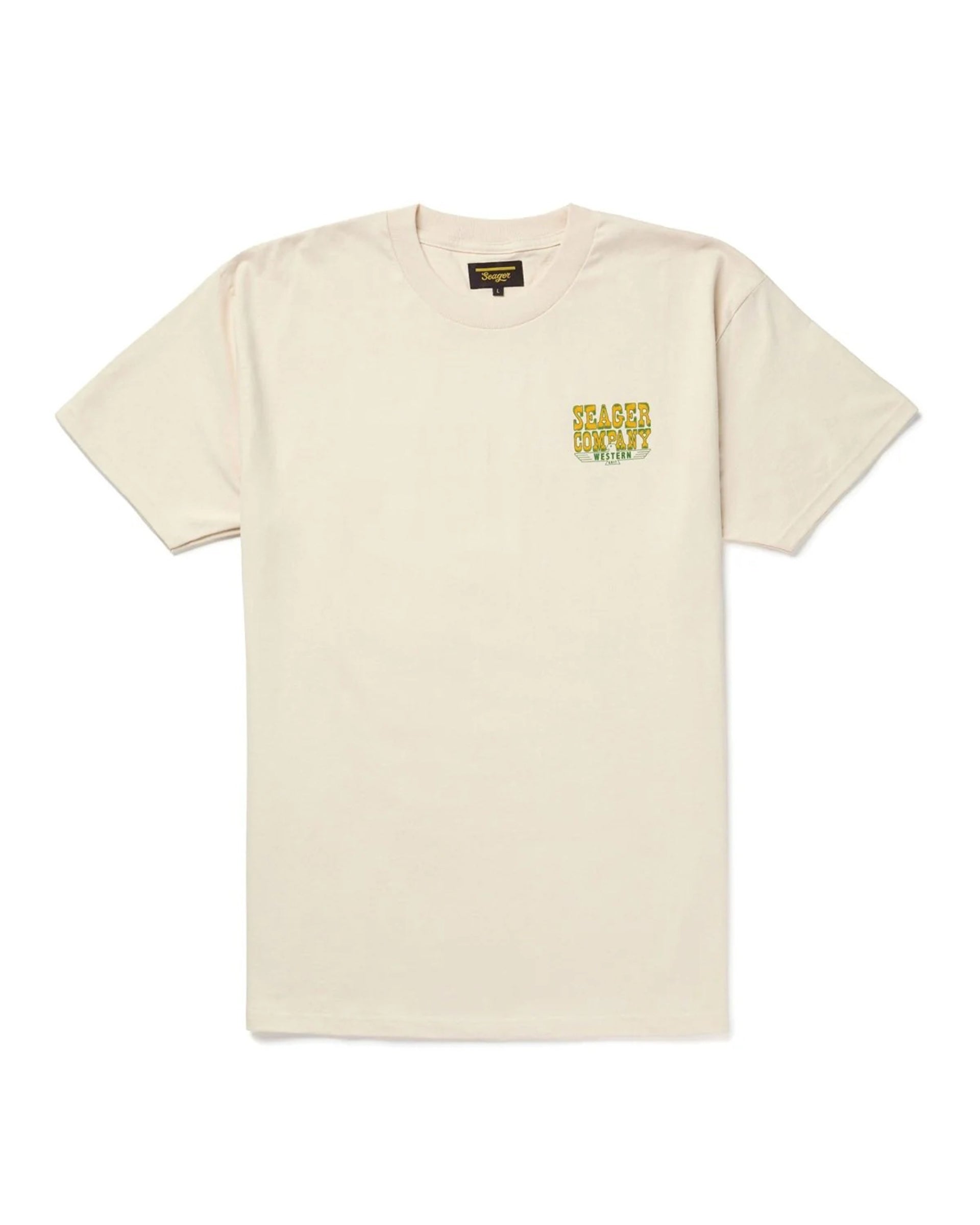 Seager Co. Rattler Short Sleeve T-Shirt - Vintage White