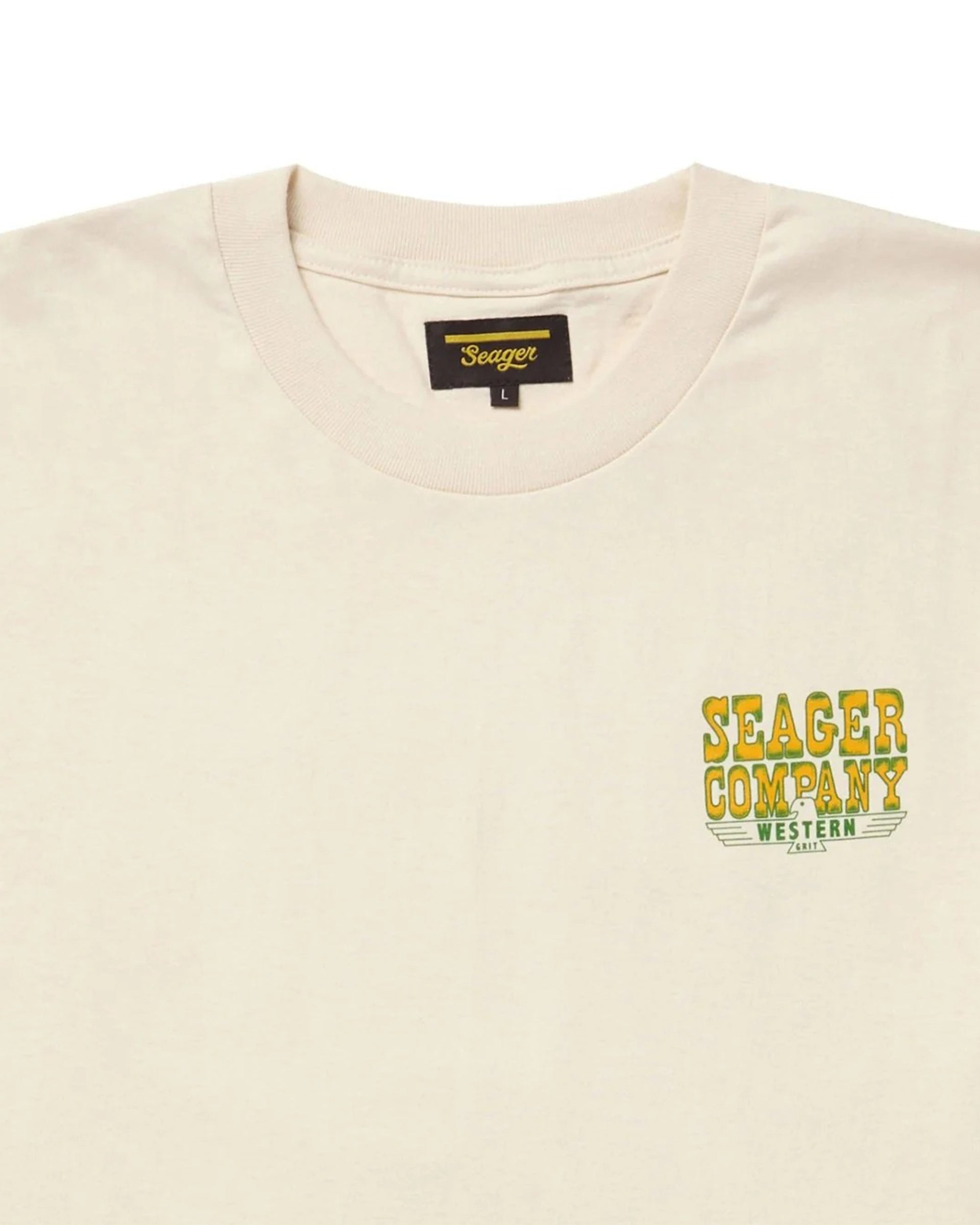 Seager Co. Rattler Short Sleeve T-Shirt - Vintage White
