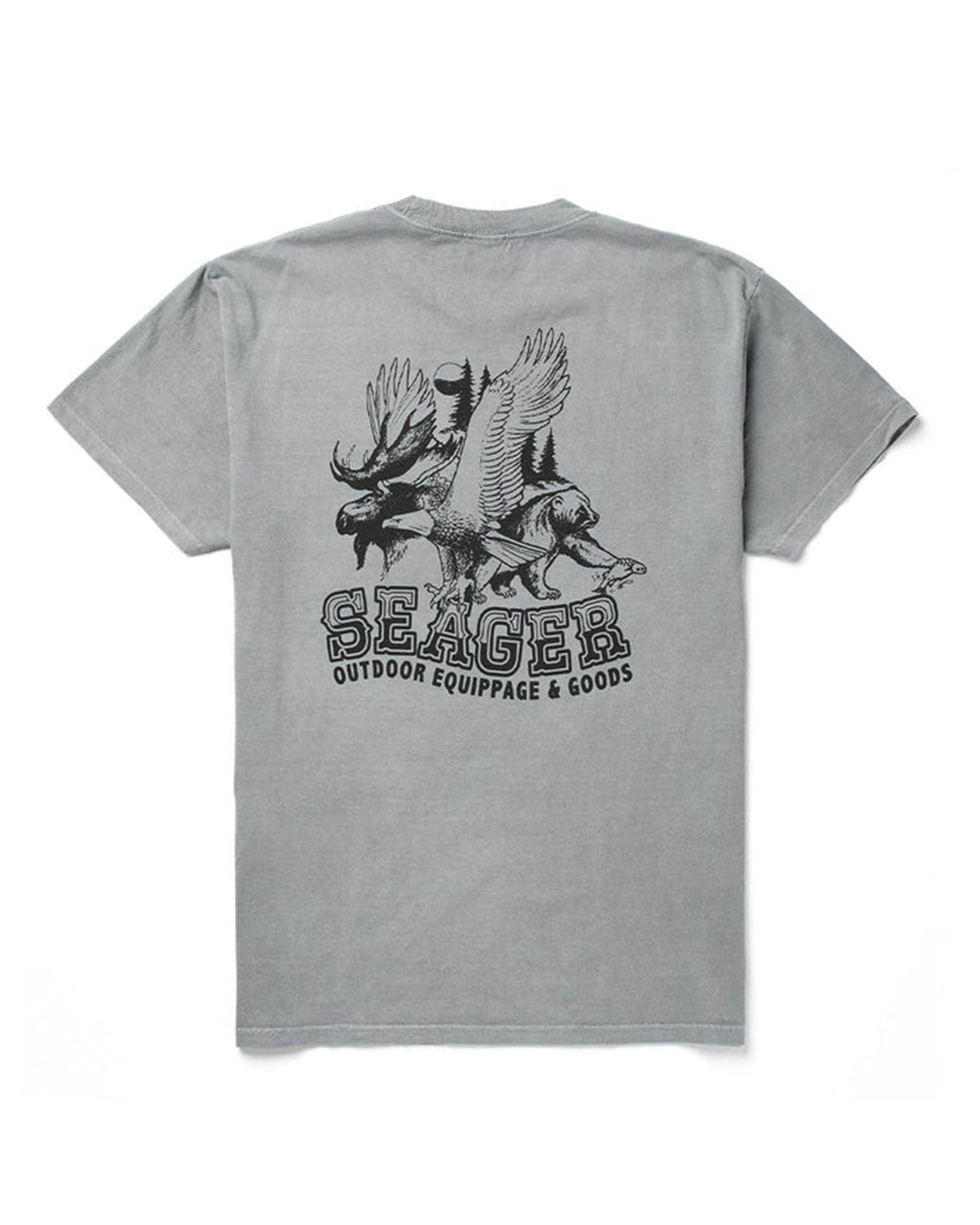 Seager Co. Reserve Short Sleeve T-Shirt - Pigment Grey