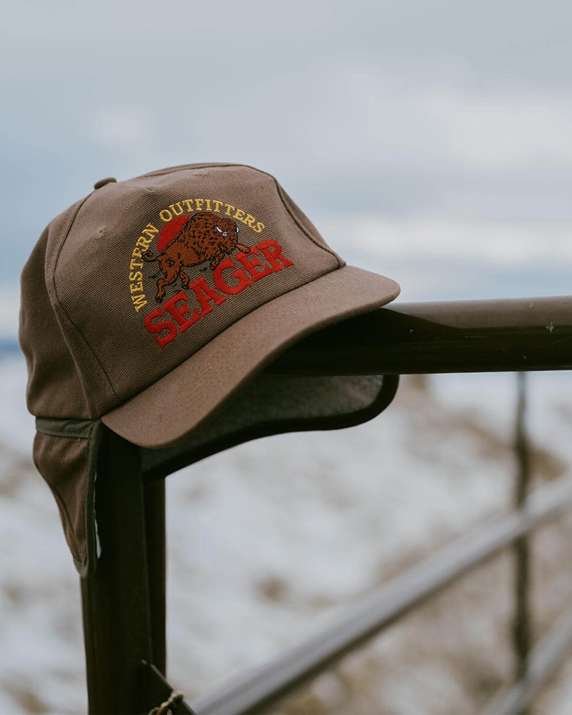 Seager Co. Ride For The Brand Flapjack Hat - Brown