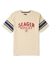 Seager Co. Riggins Crew Short Sleeve T-Shirt - Cream