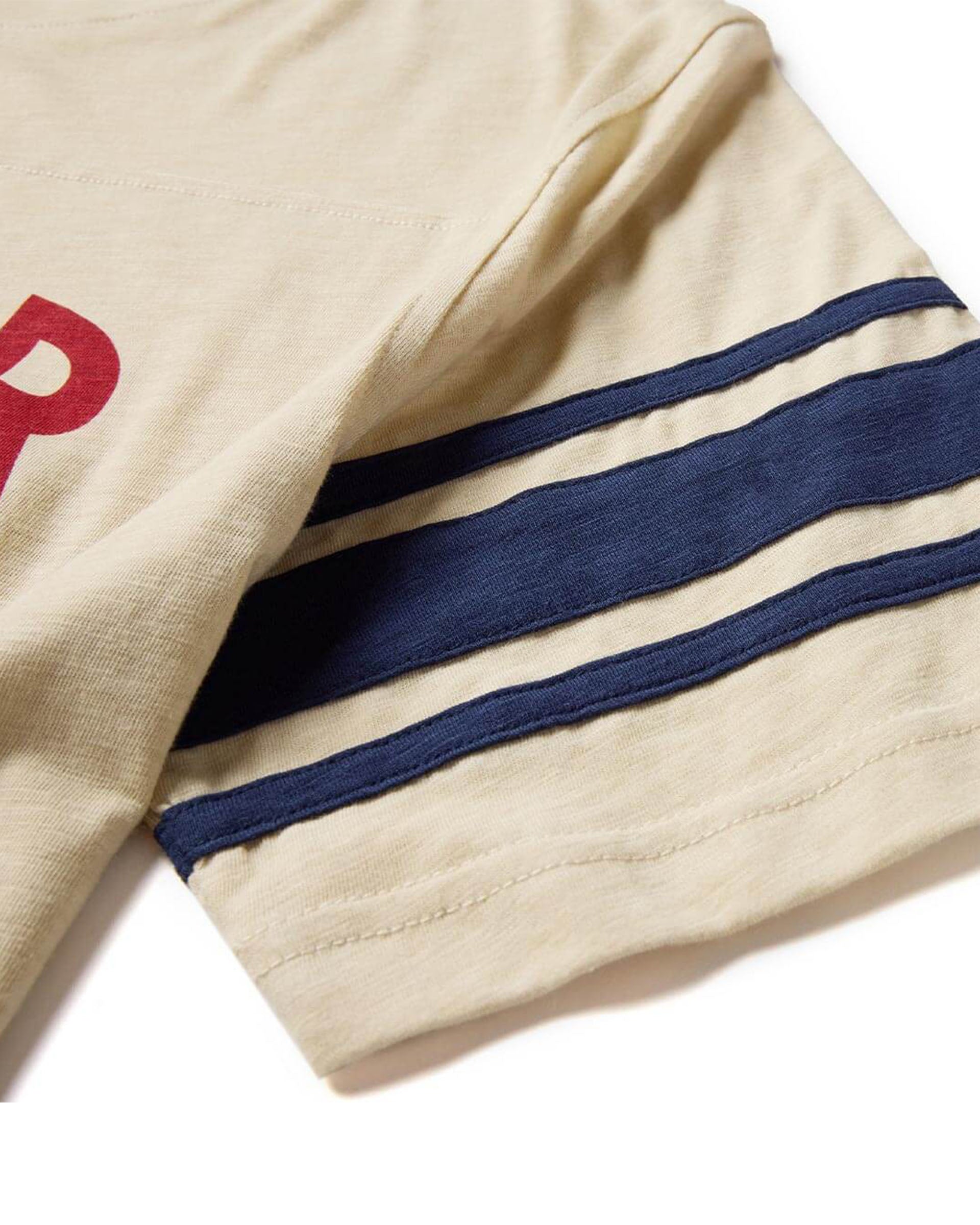 Seager Co. Riggins Crew Short Sleeve T-Shirt - Cream