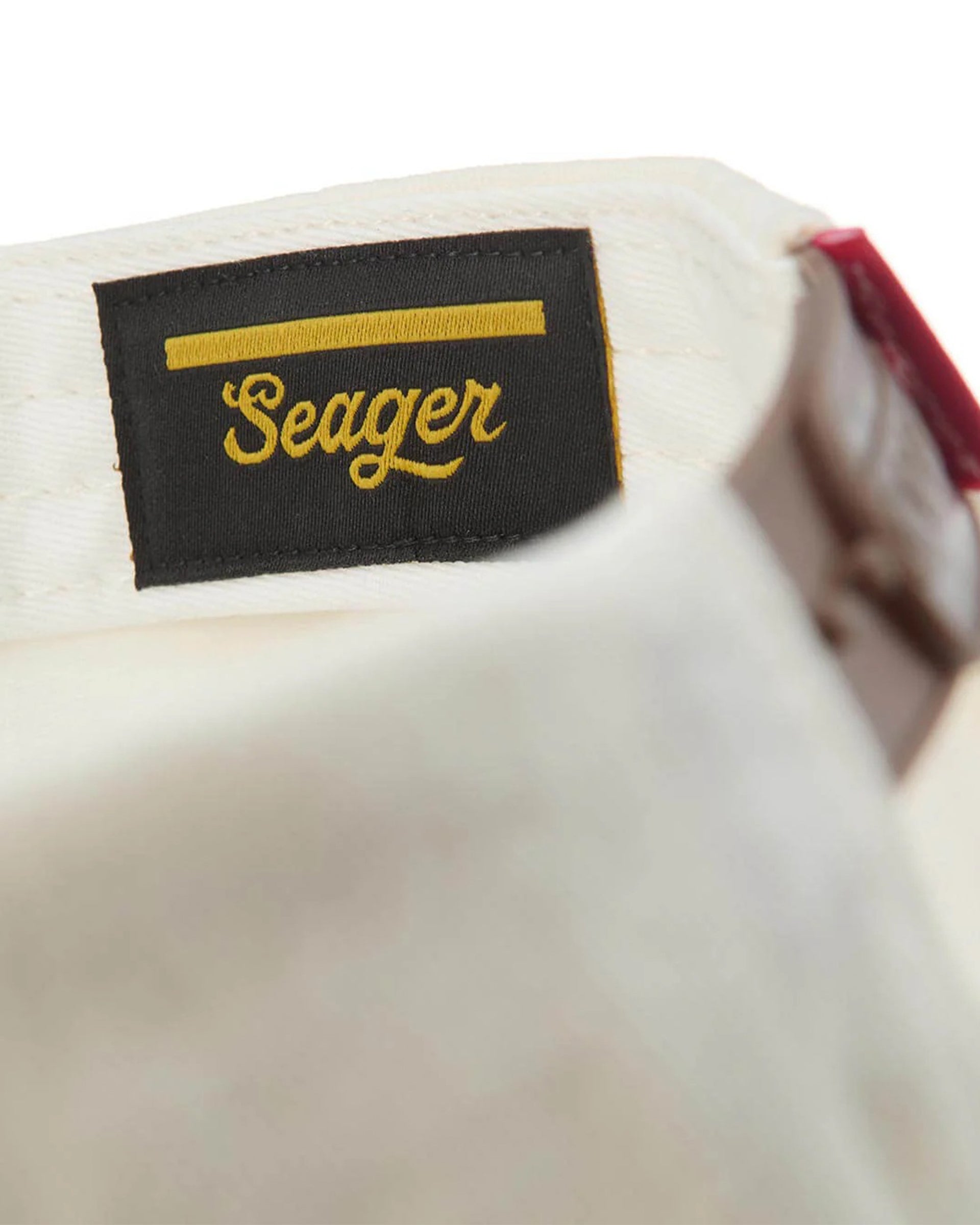 Seager Co. Rodeo Snapback Hat - Cream/Brown