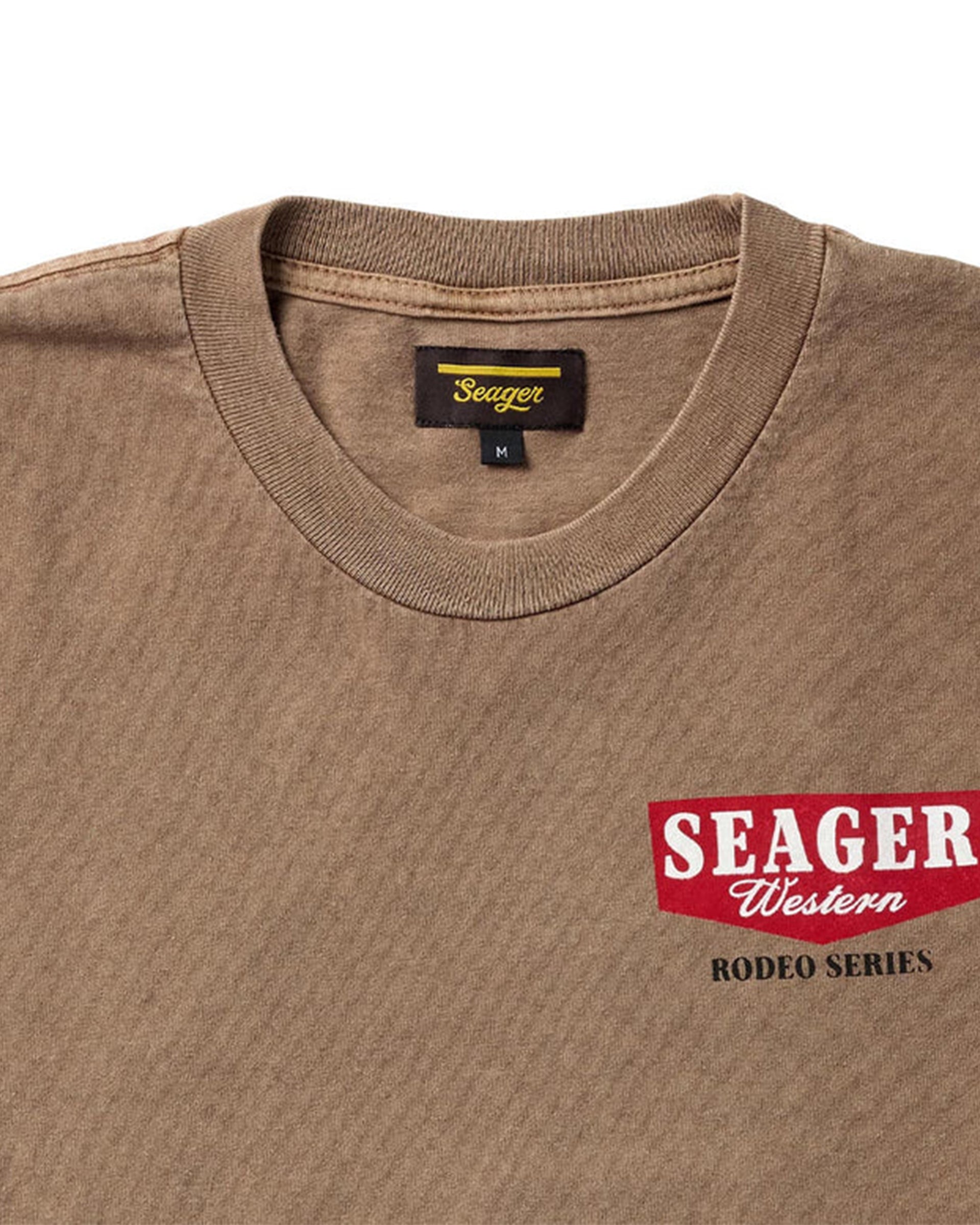 Seager Co. Rodeo Series Short Sleeve T-Shirt - Pigment Brown