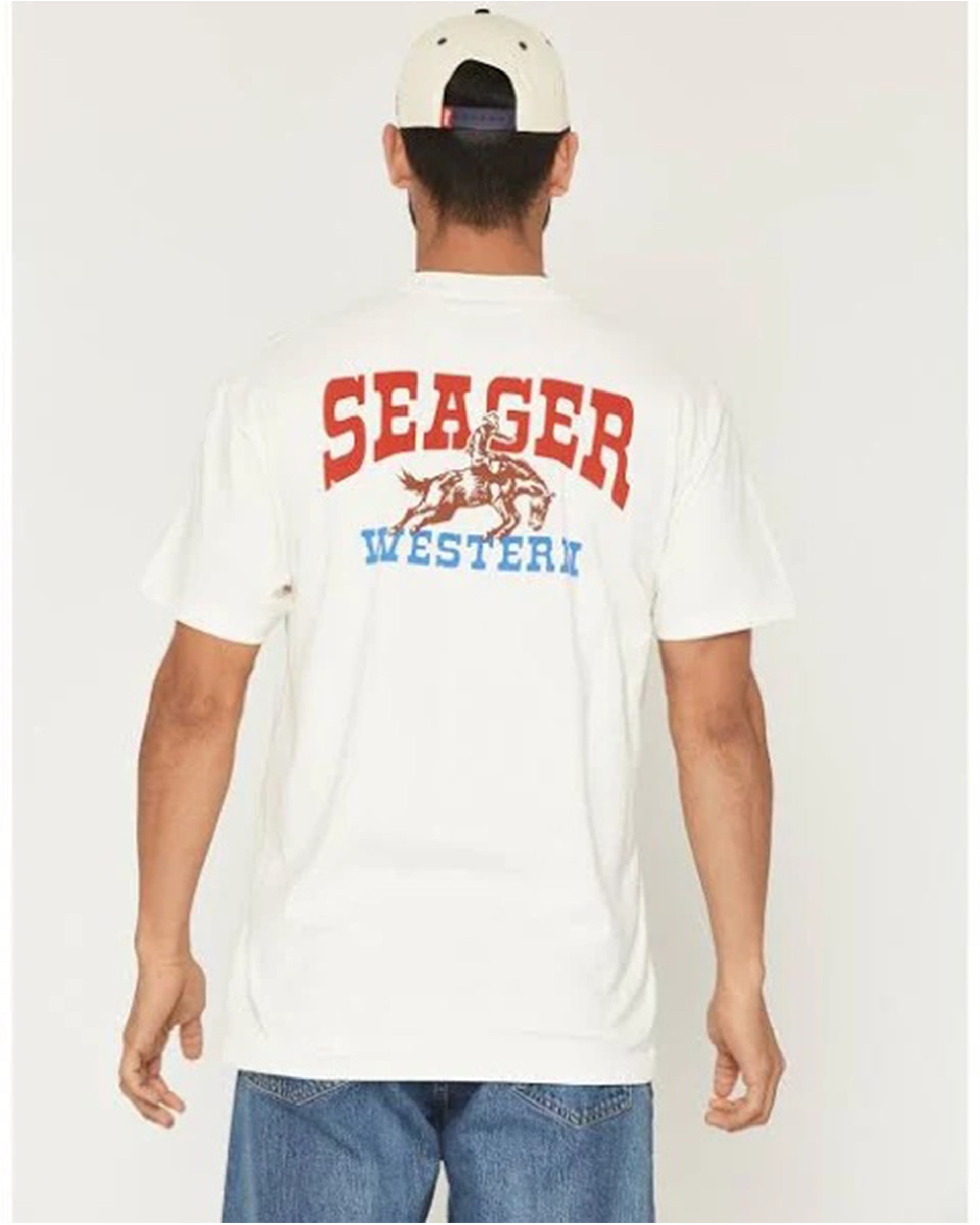 Seager Co. Rodeo Short Sleeve T-Shirt - Vintage White