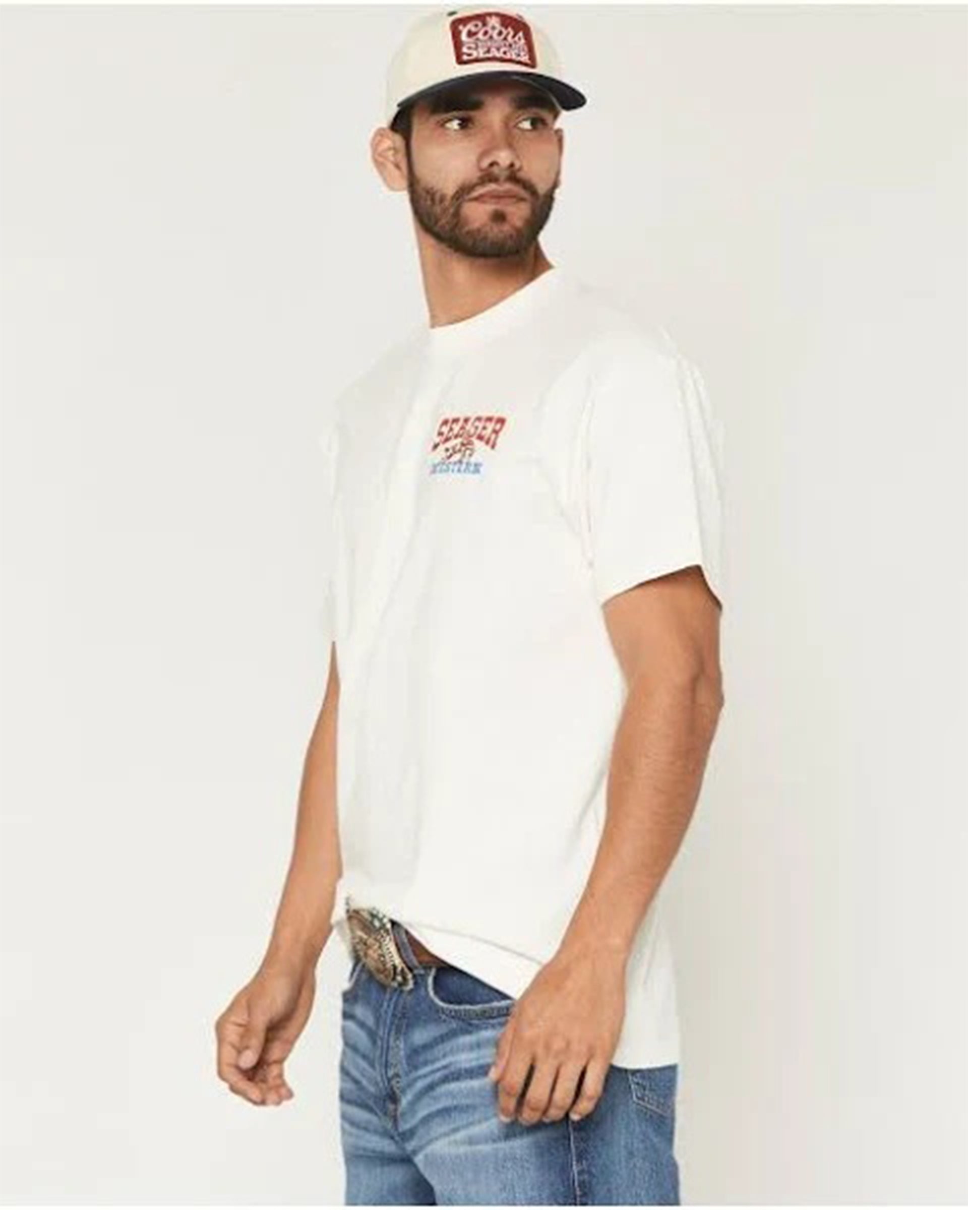 Seager Co. Rodeo Short Sleeve T-Shirt - Vintage White