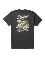 Seager Co. Romero Short Sleeve T-Shirt - Vintage Black