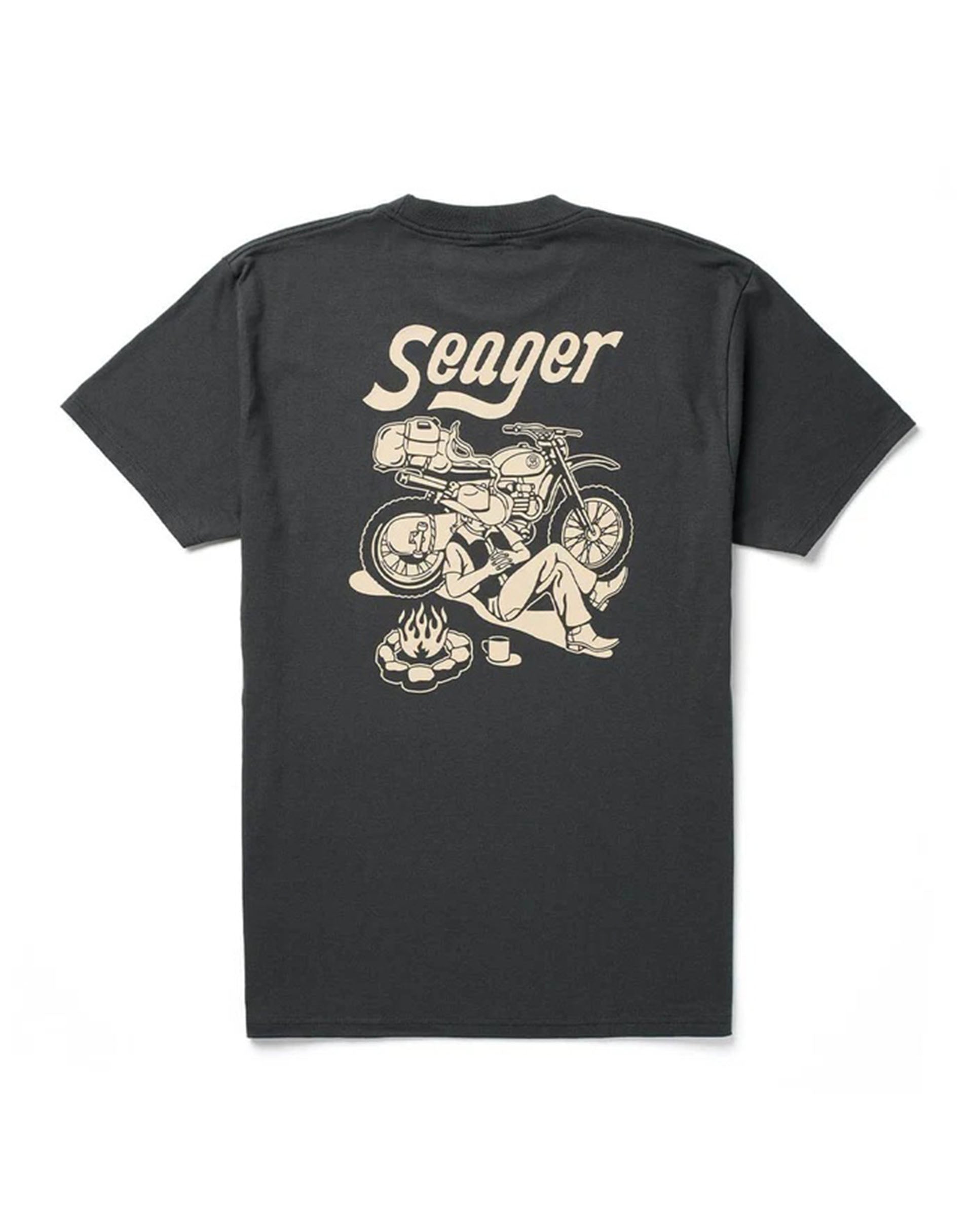 Seager Co. Romero Short Sleeve T-Shirt - Vintage Black