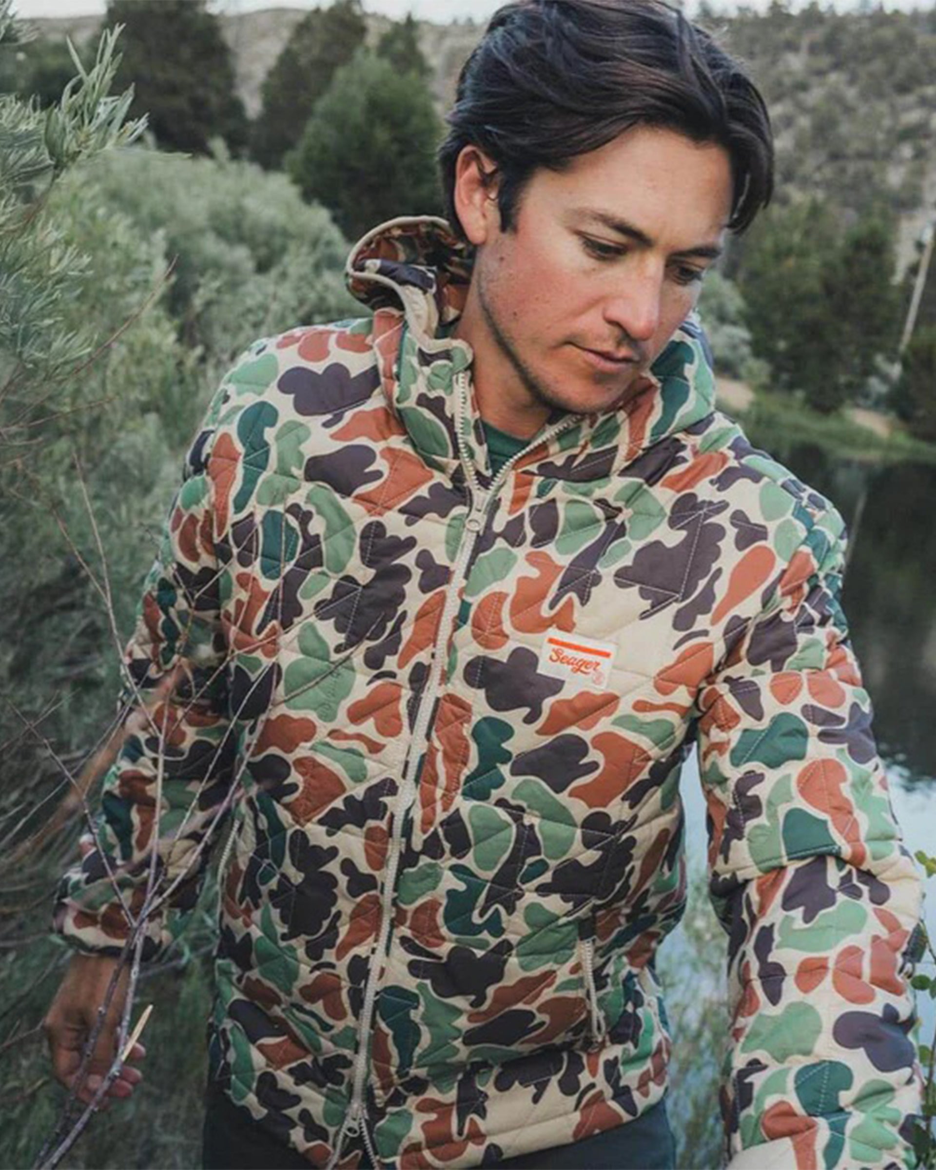 Seager Co. Ruff & Tuff Puff Jacket - Duck Camo