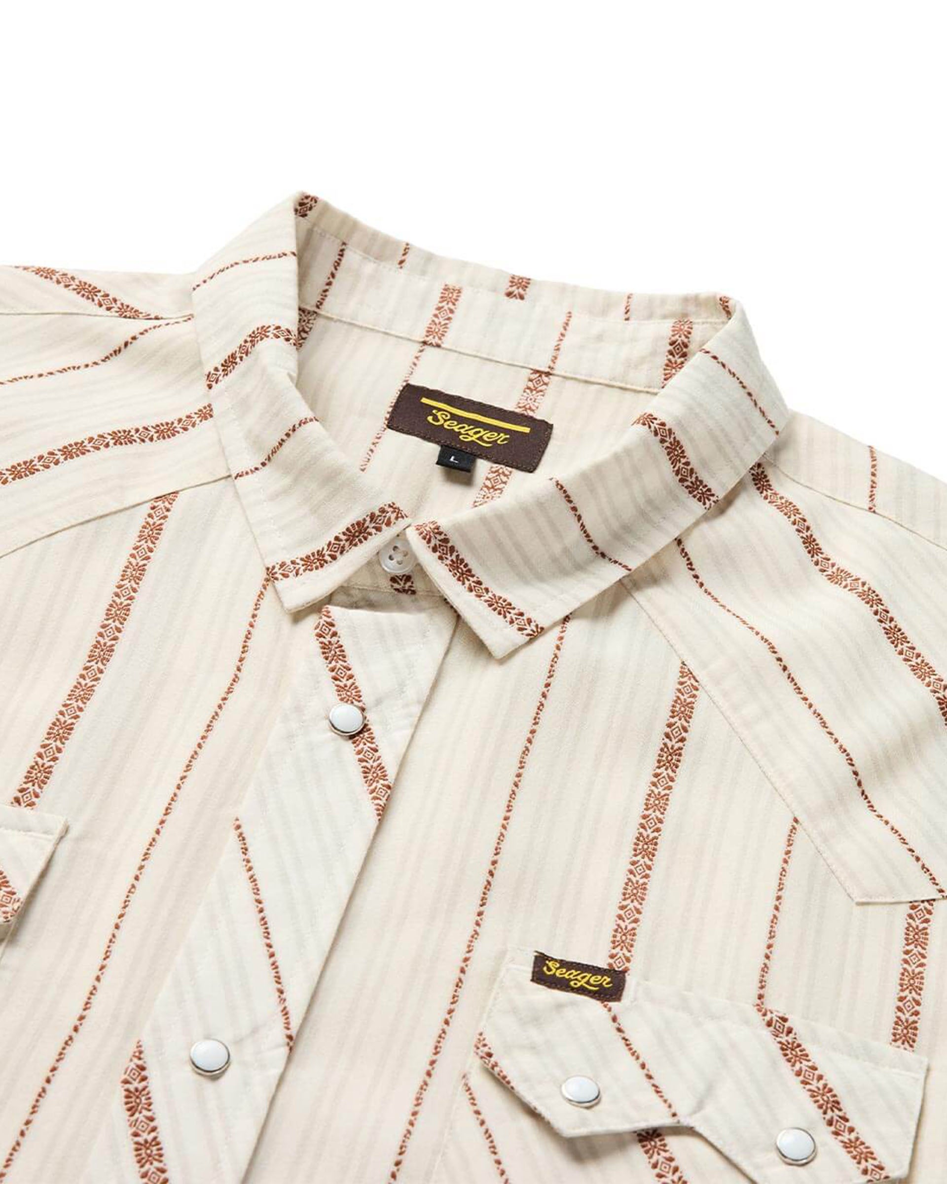 Seager Co. Sawtoof Short Sleeve Shirt - Azteca Tile