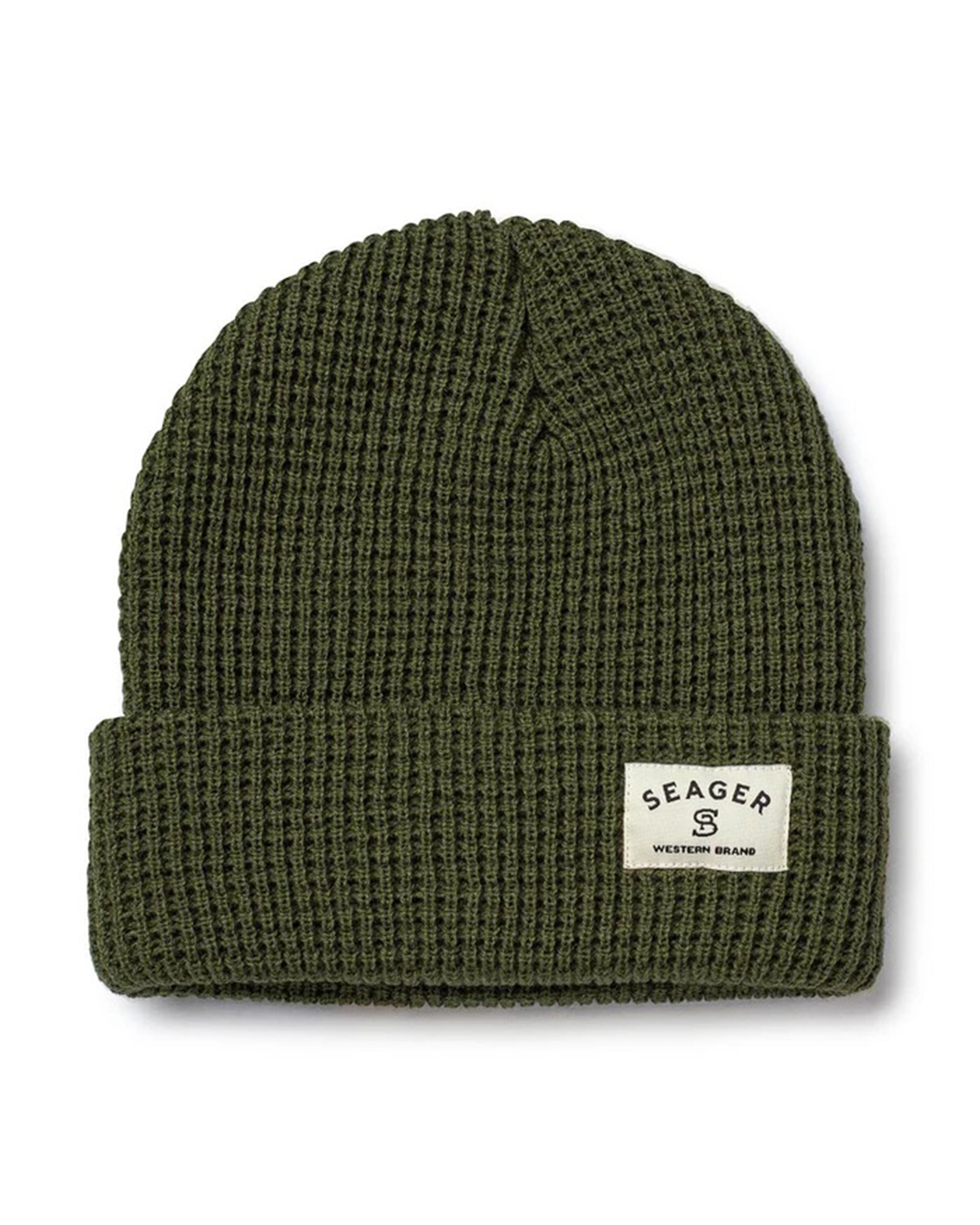 Seager Co. Service Waffle Knit Beanie 2.0 - Army