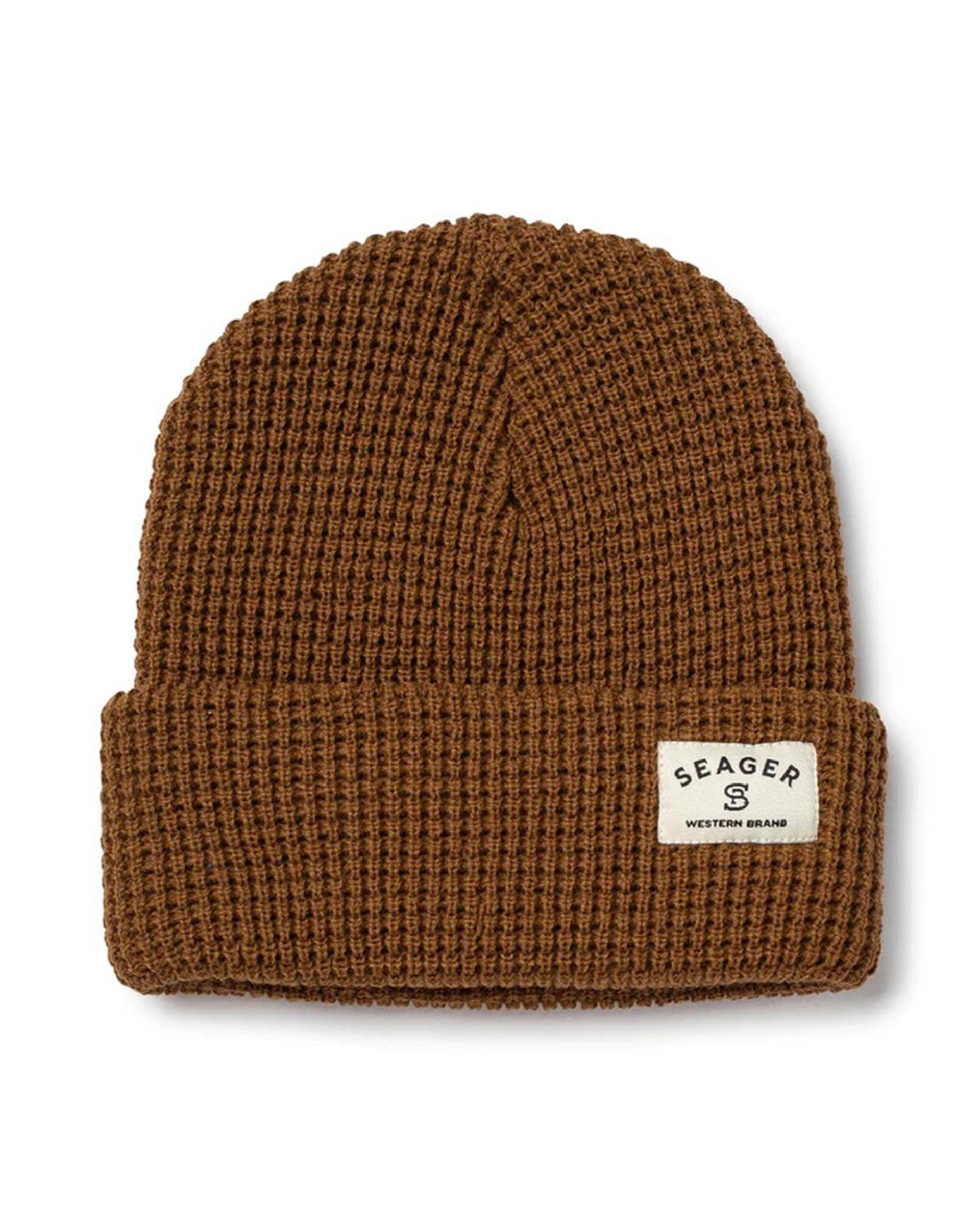 Seager Co. Service Waffle Knit Beanie 2.0 - Brown