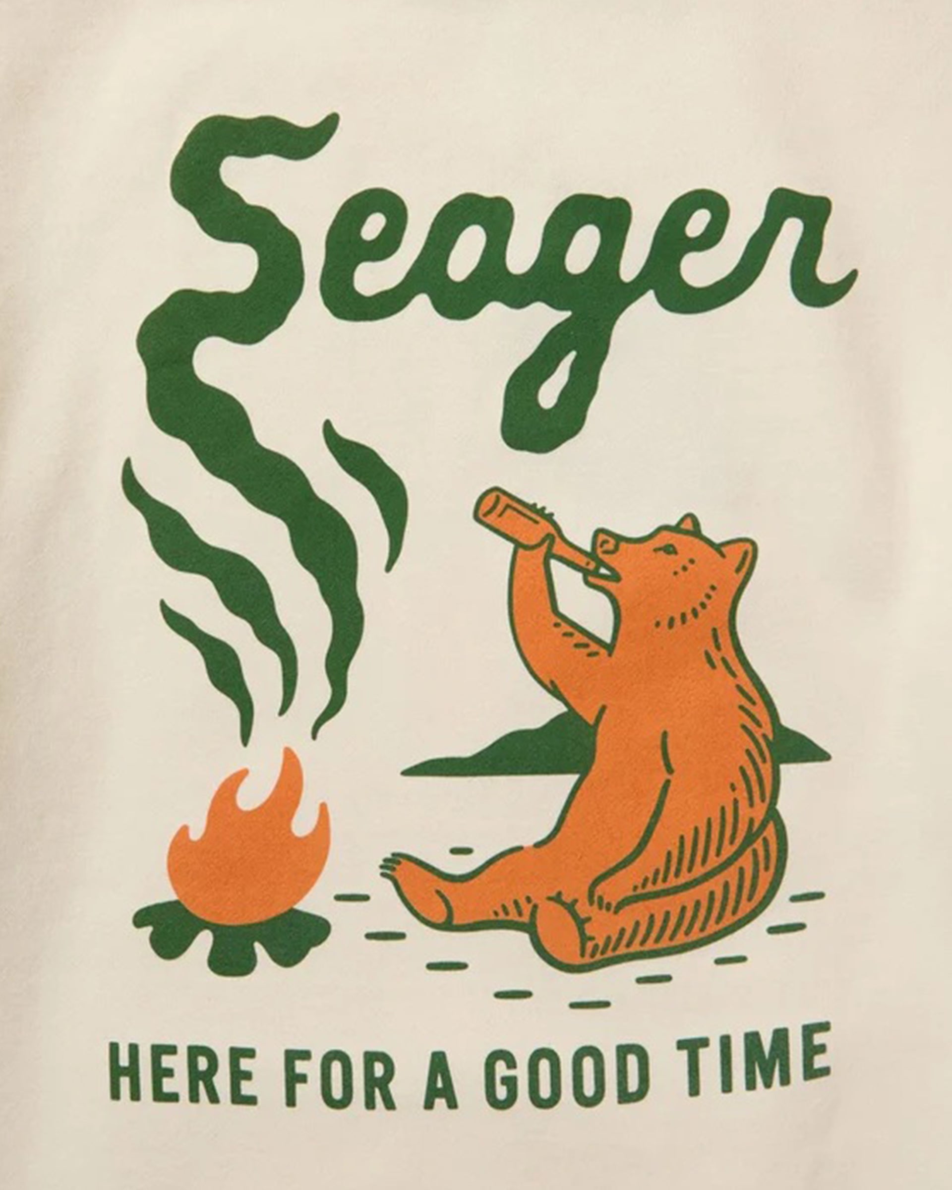 Seager Co. Smokey Mid-Weight Hoodie - Bone