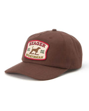 Seager Co. Sportsman Snapback Hat - Brown