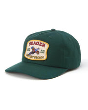 Seager Co. Sportsman Snapback Hat - Green