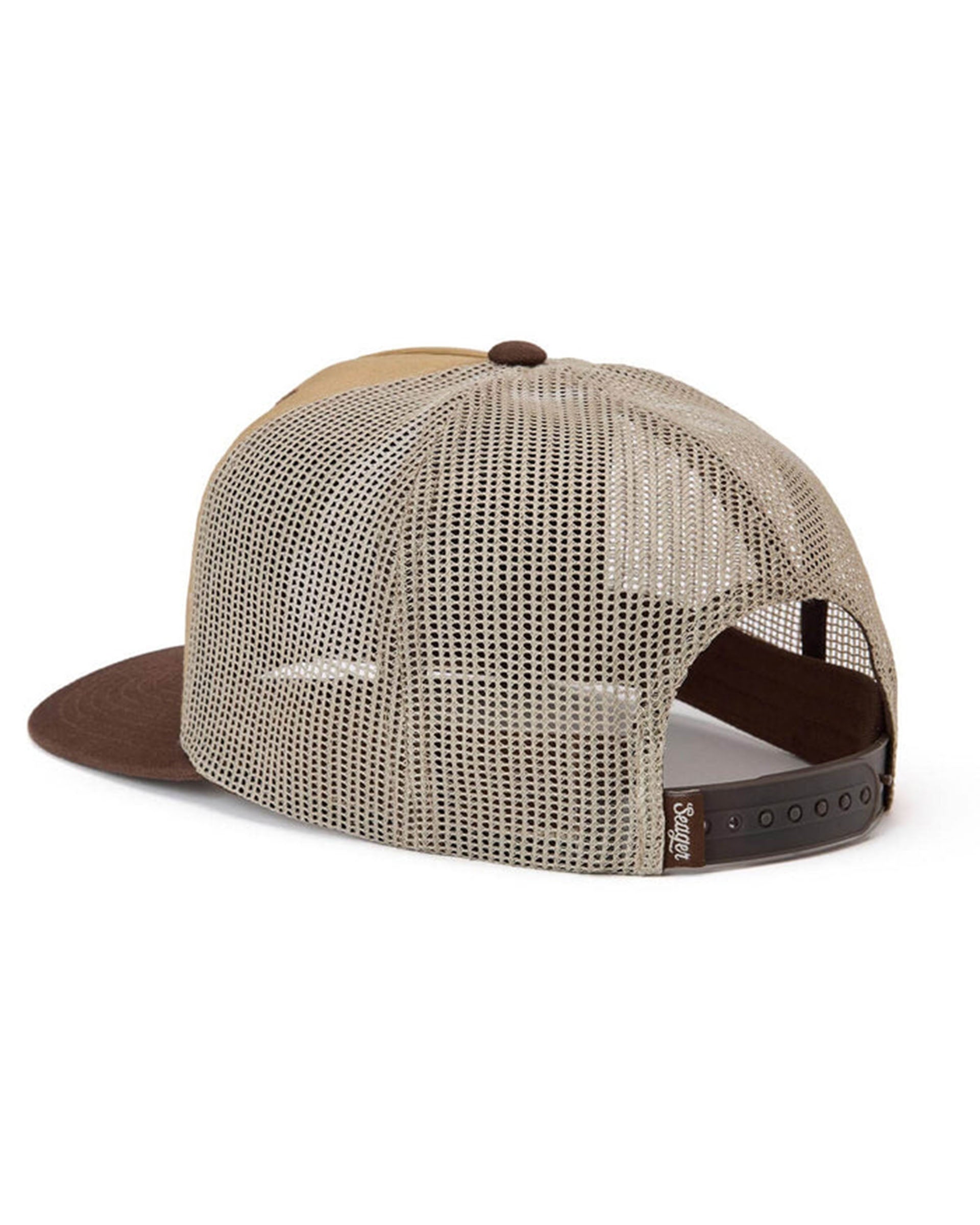 Seager Co. Herd Trucker Snapback Hat - Tan/Brown