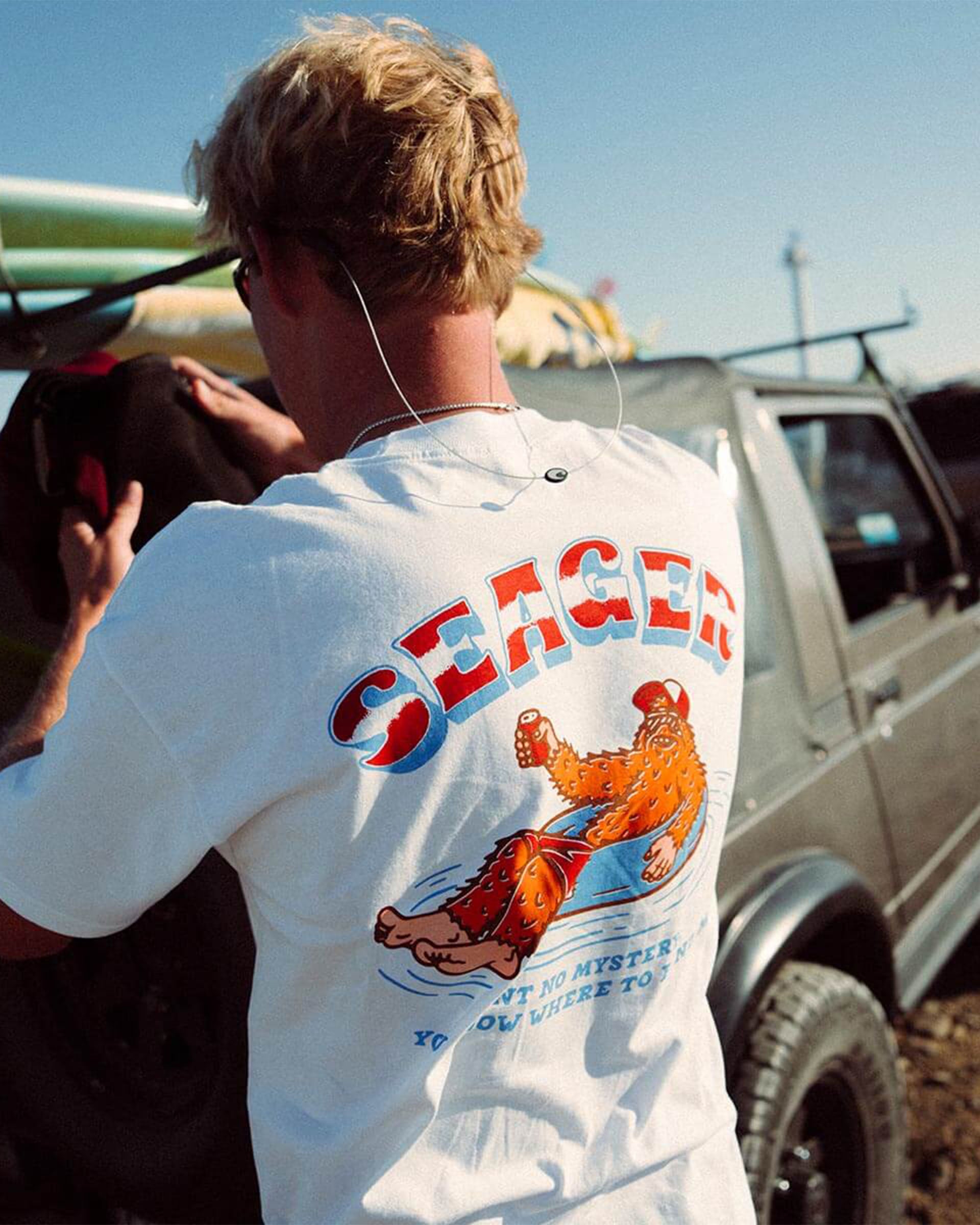 Seager Co. Tubular Short Sleeve T-Shirt - White