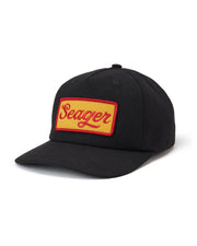 Seager Co. Uncle Bill Hemp Snapback Hat - Black