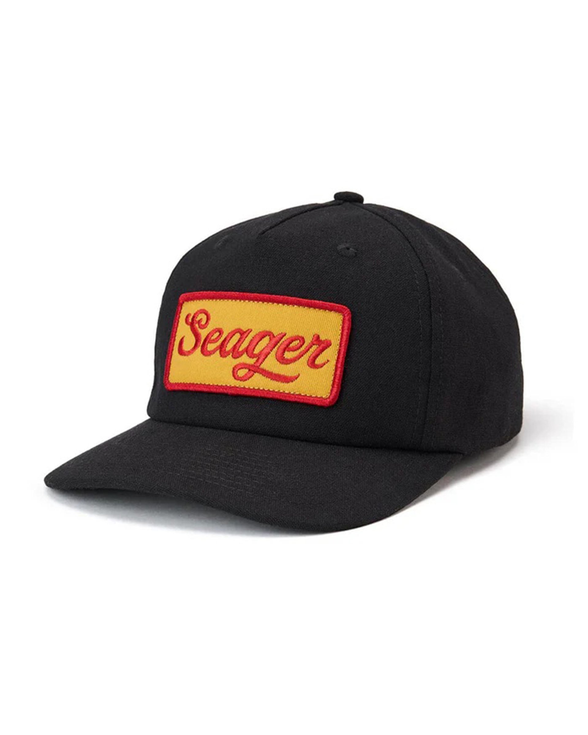 Seager Co. Uncle Bill Hemp Snapback Hat - Black