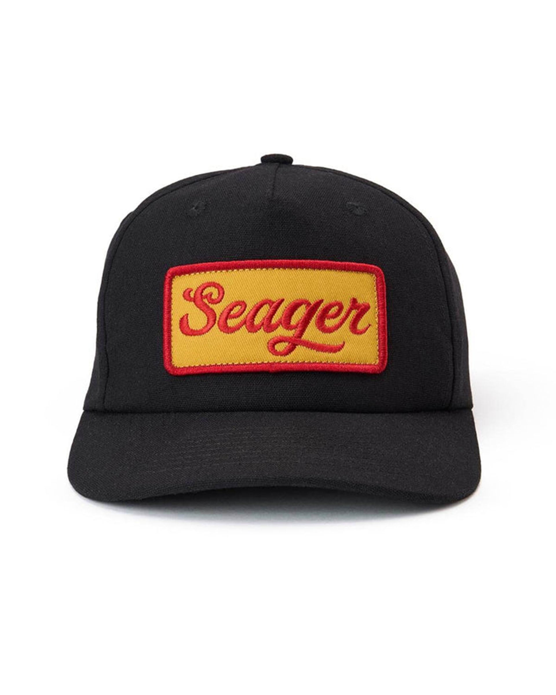 Seager Co. Uncle Bill Hemp Snapback Hat - Black
