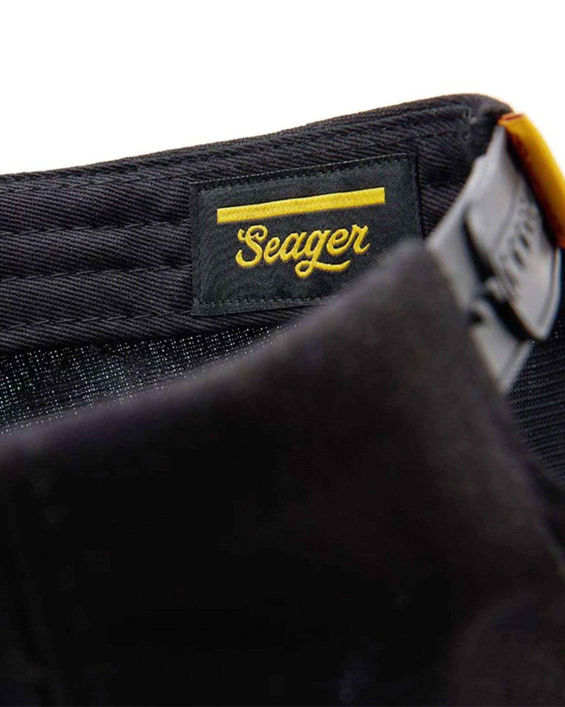 Seager Co. Uncle Bill Hemp Snapback Hat - Black