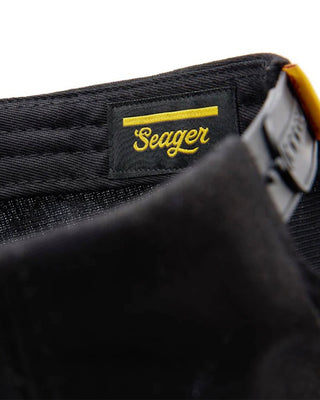 Seager Co. Uncle Bill Hemp Snapback Hat - Black