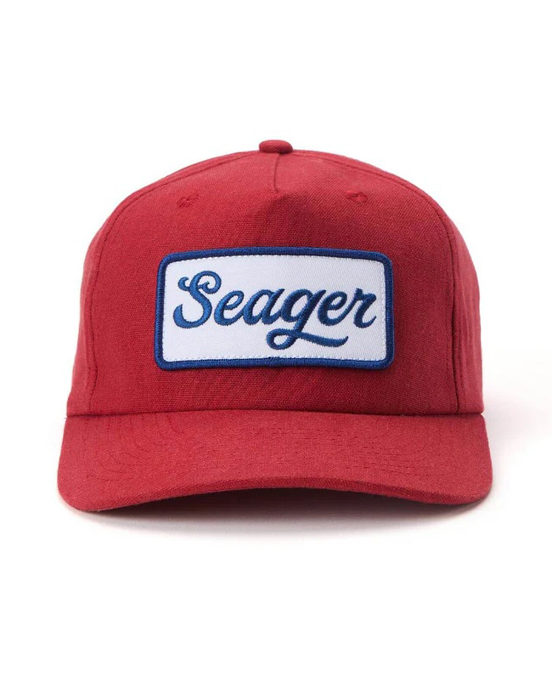 Seager Co. Uncle Bill Hemp Snapback Hat - Red/White/Blue