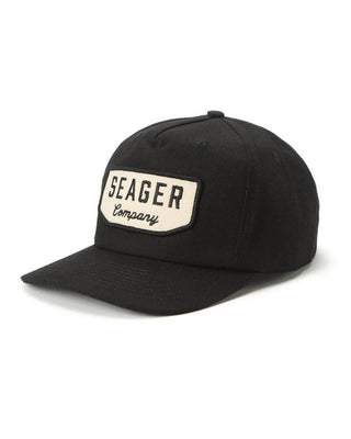 Seager Co. Wilson Snapback Hat - Black