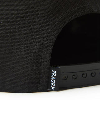 Seager Co. Wilson Snapback Hat - Black
