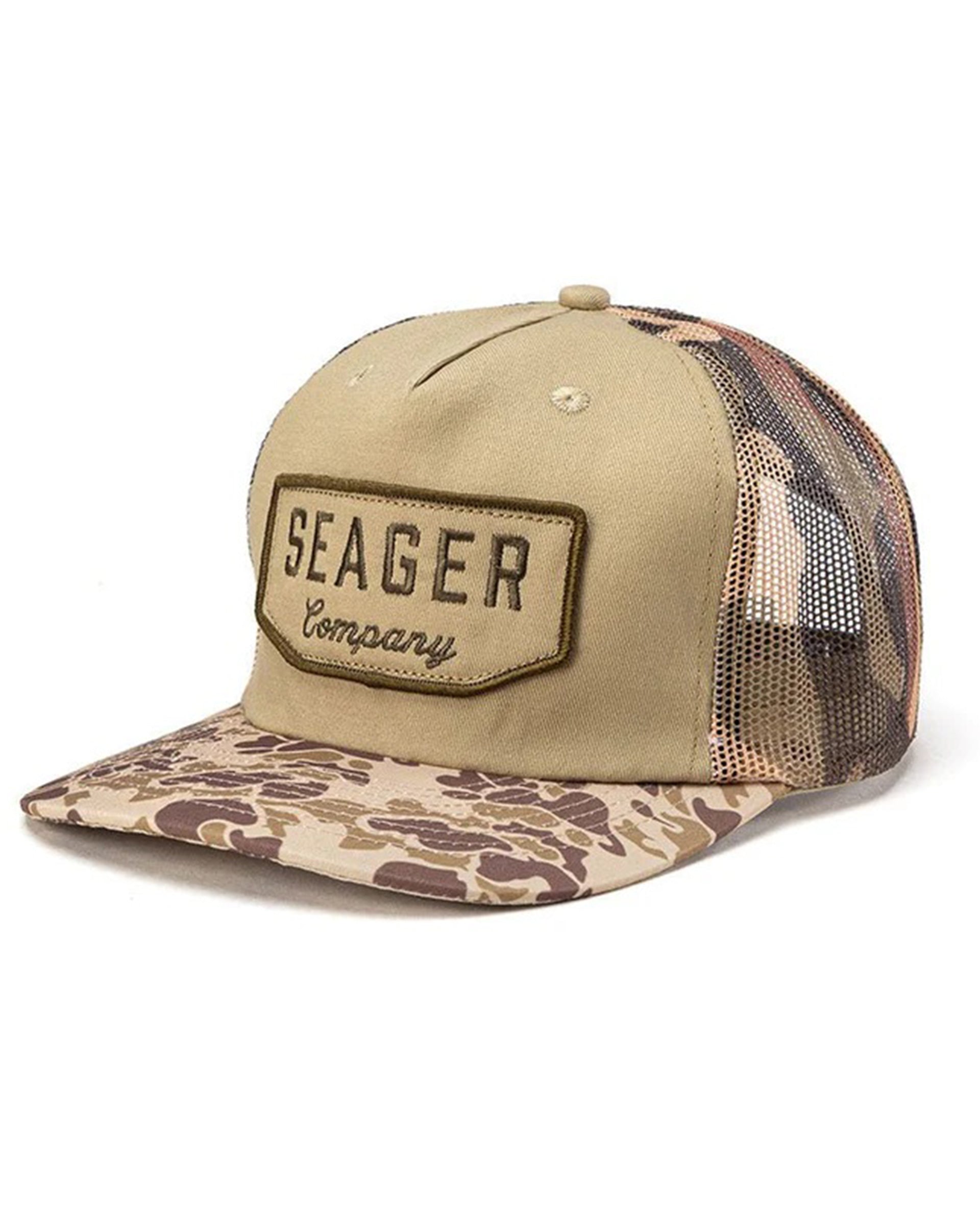 Seager Co. Wilson Mesh Snapback Hat - Duck Camo