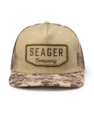 Seager Co. Wilson Mesh Snapback Hat - Duck Camo