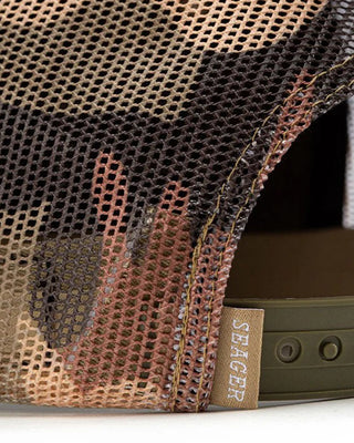 Seager Co. Wilson Mesh Snapback Hat - Duck Camo