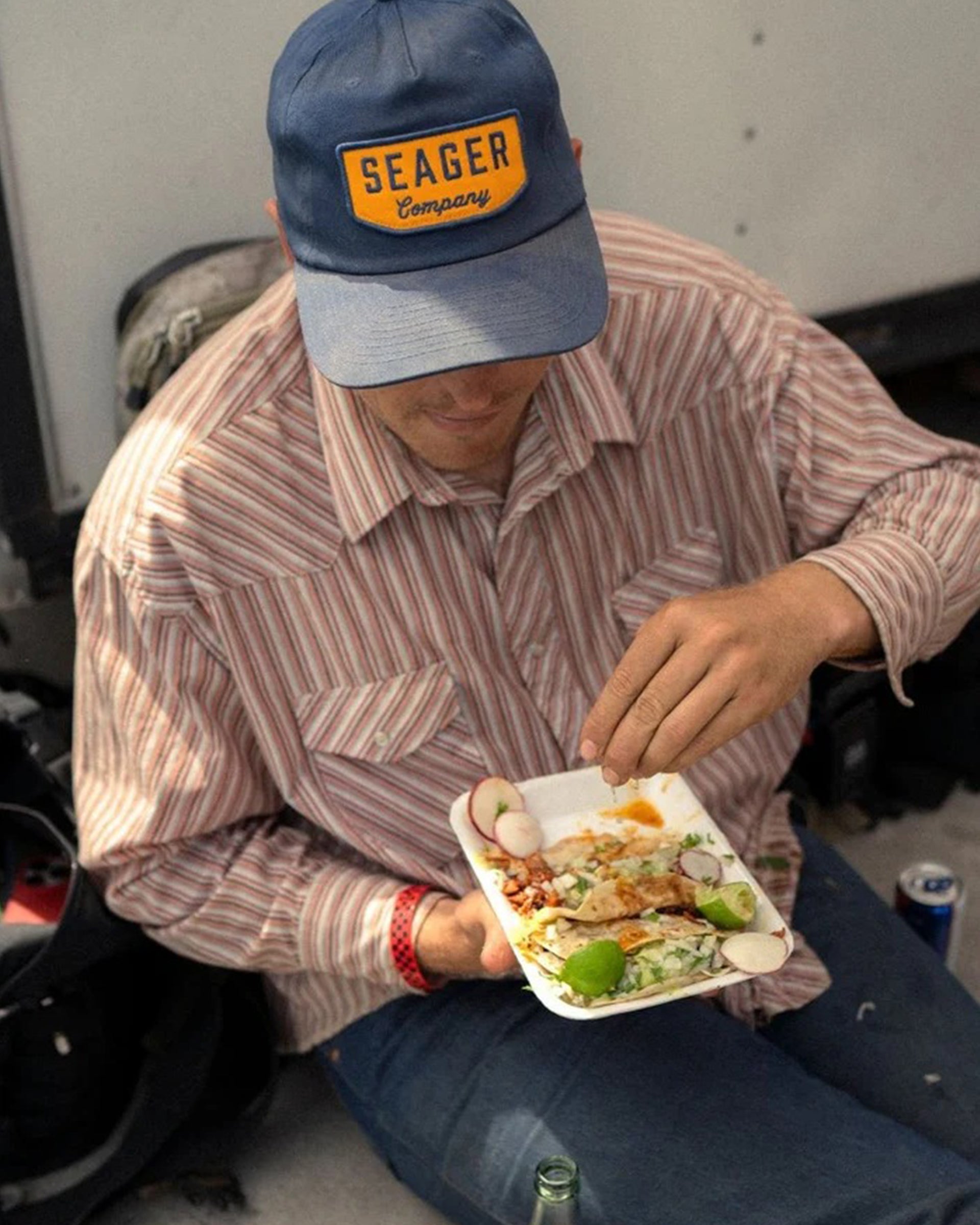 Wilson Snapback Hat - Navy/Yellow