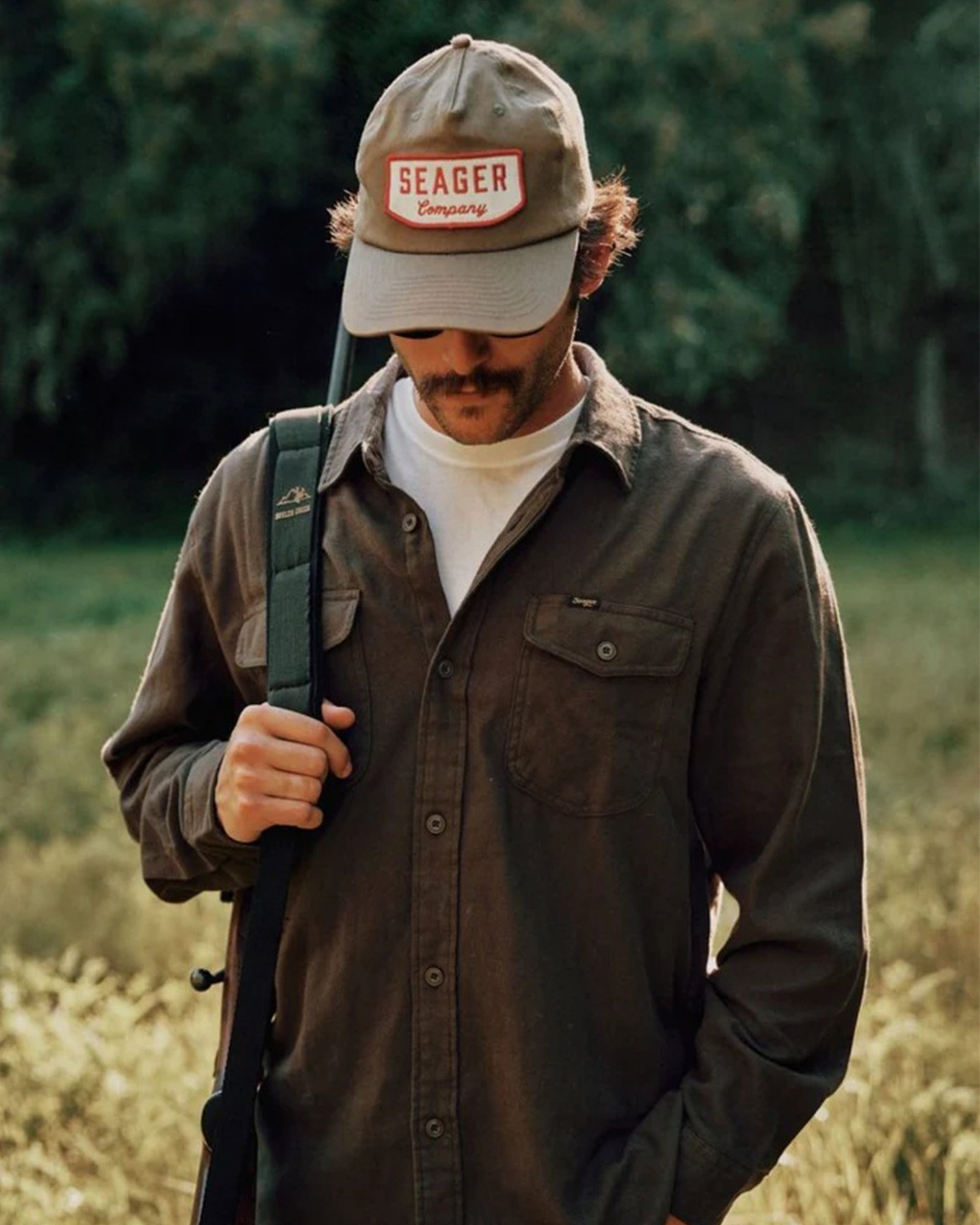 Wilson Snapback Hat - Stone Grey