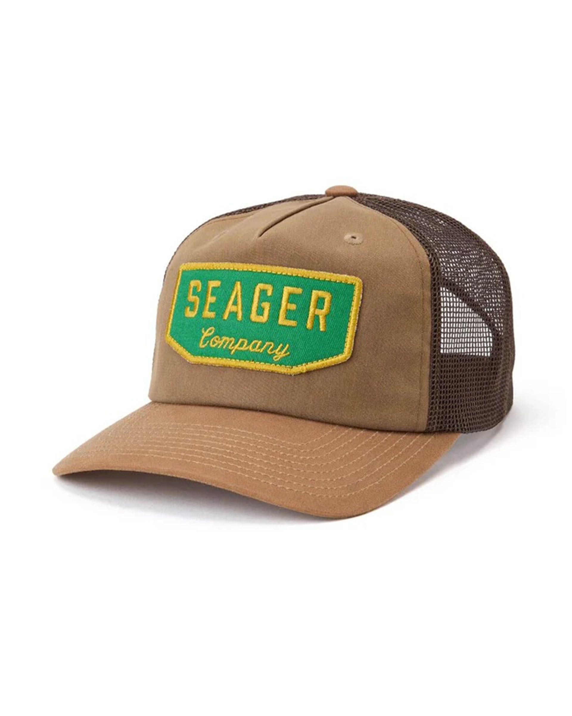 Seager Co. Wilson Waxed Canvas Snapback Hat - Waxed Canvas Tan