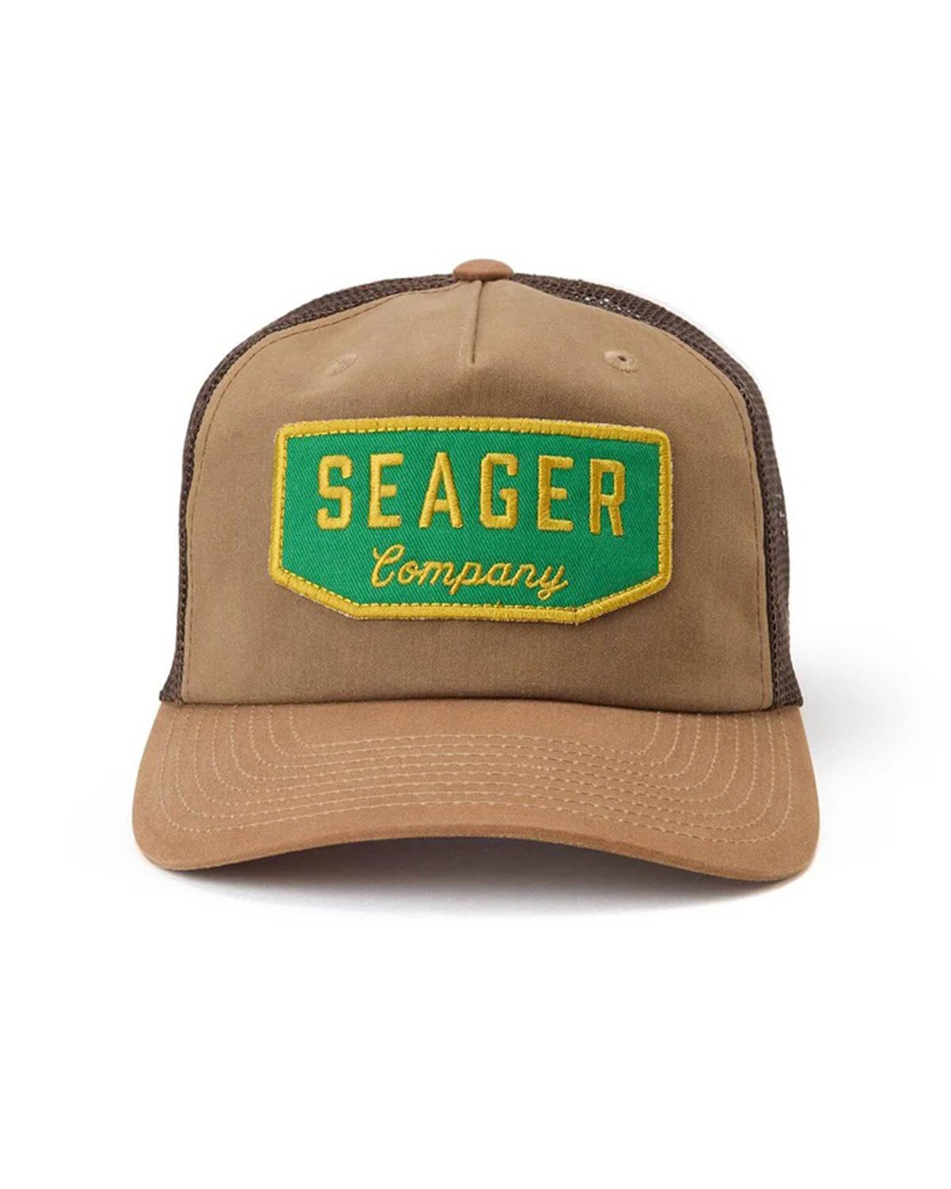 Seager Co. Wilson Waxed Canvas Snapback Hat - Waxed Canvas Tan