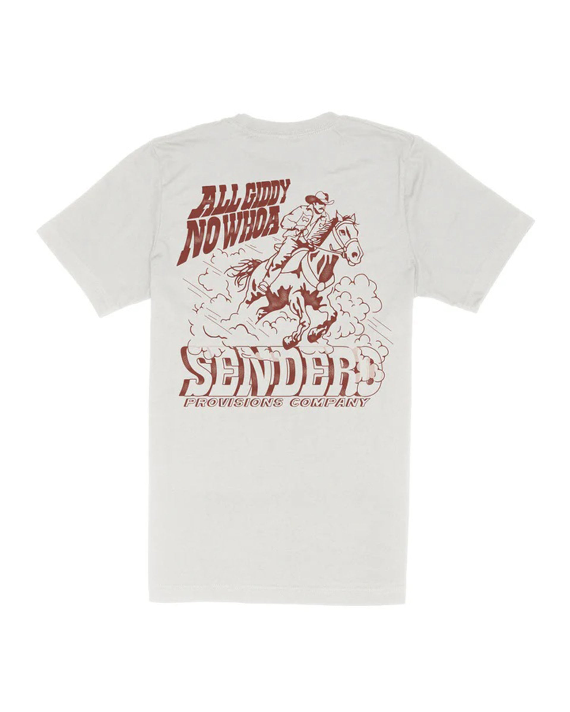 Sendero Provisions Co. All Giddy No Whoa Short Sleeve T-Shirt - Vintage White