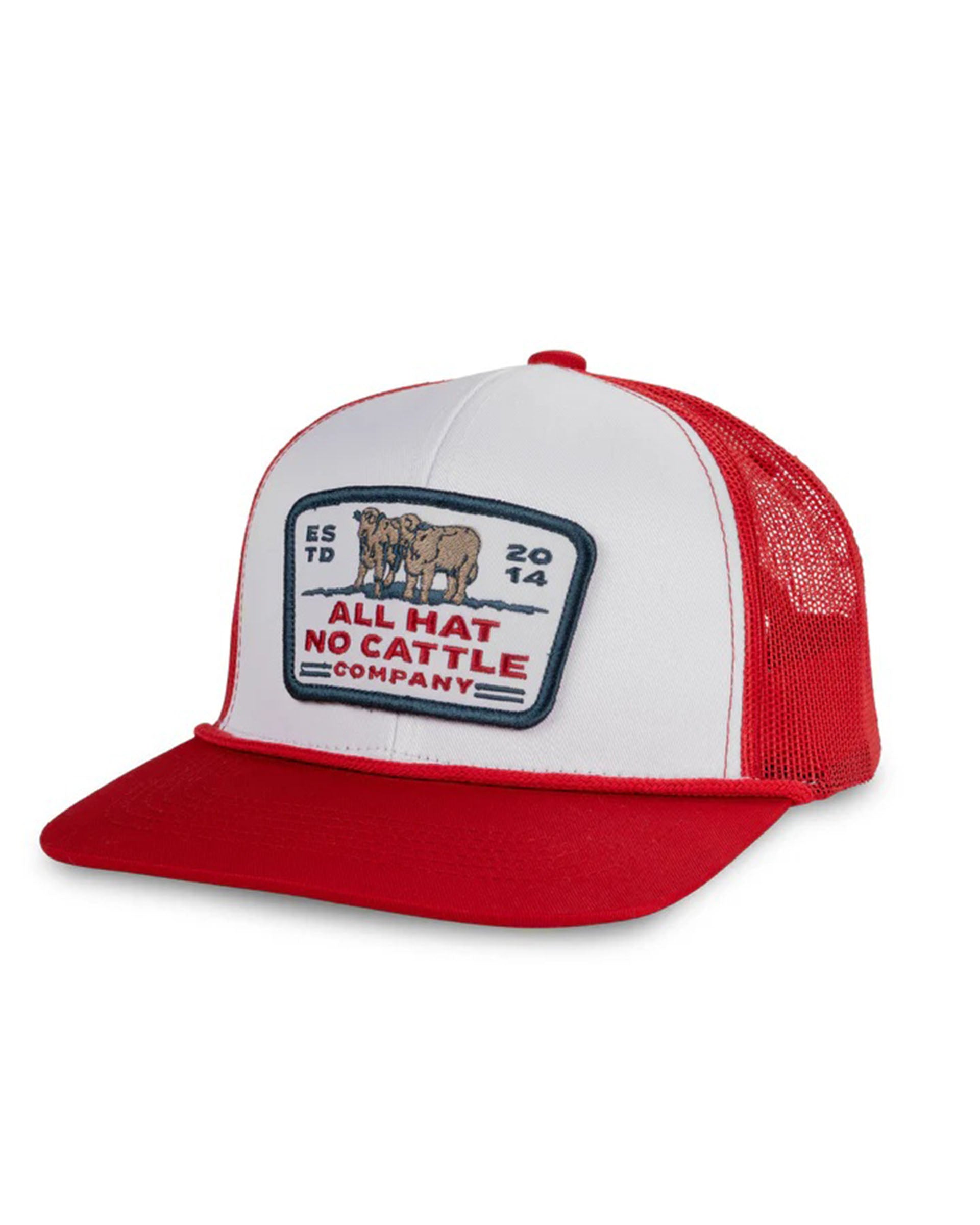 Sendero Provisions Co. All Hat No Cattle Hat - White/Red