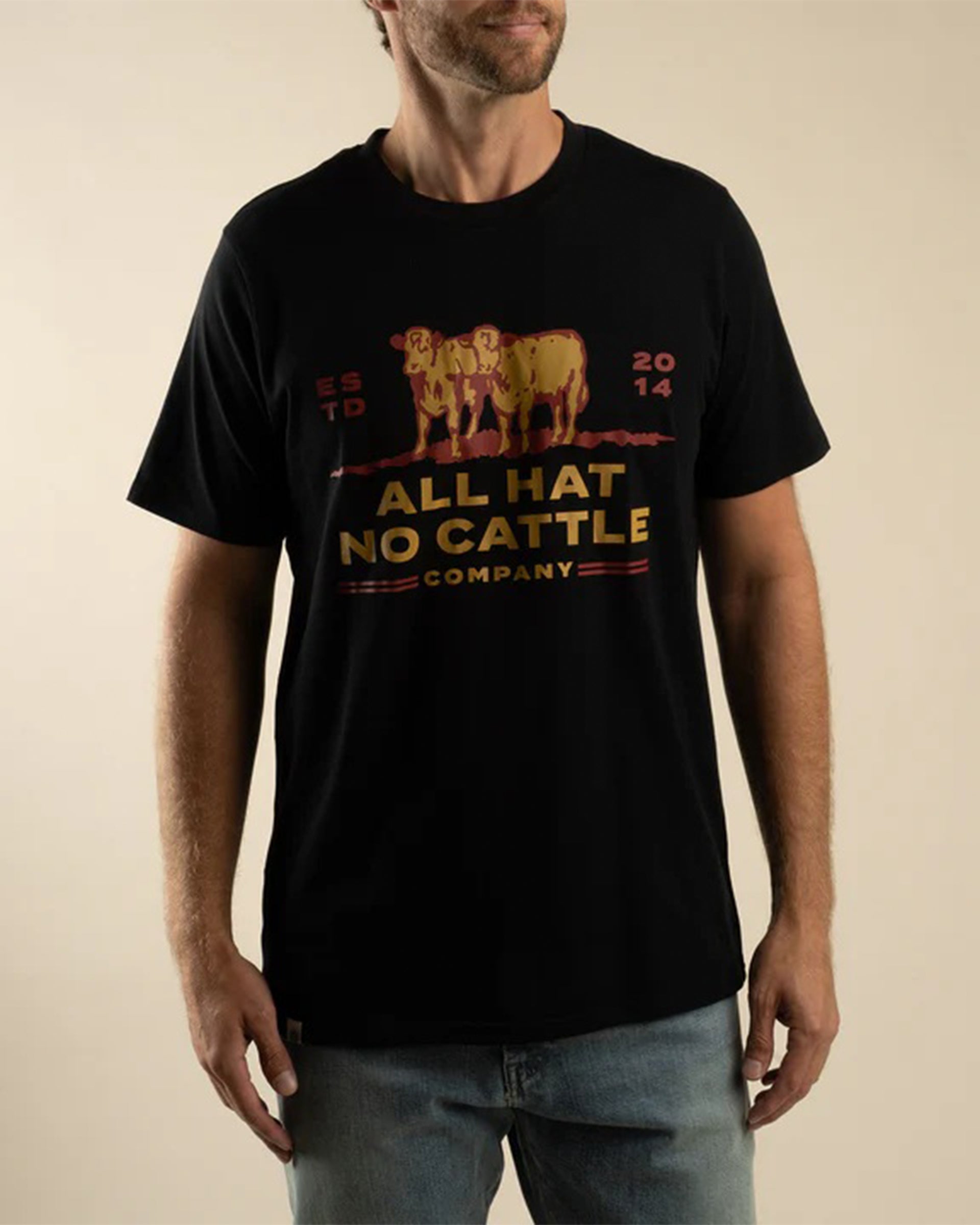 All Hat No Cattle S/S T-Shirt - Black