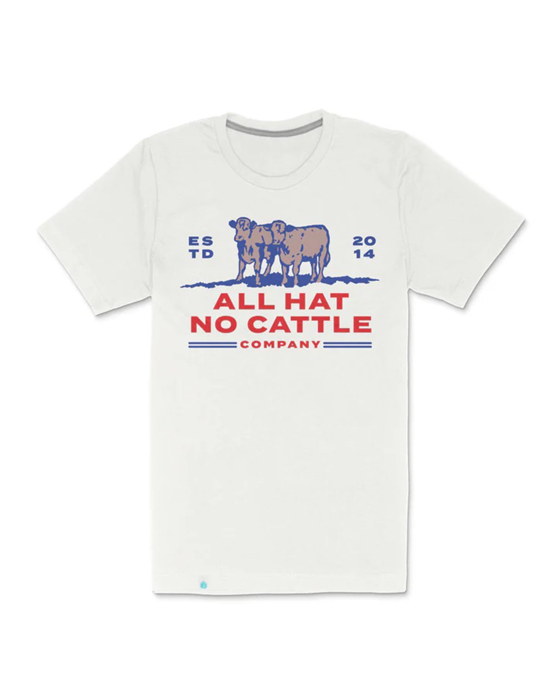 Sendero Provisions Co. All Hat No Cattle Short Sleeve T-Shirt - Vintage White