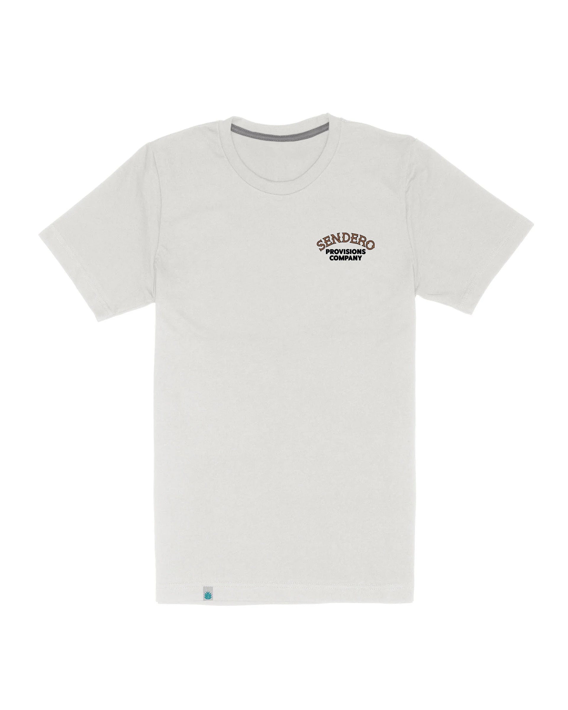 Sendero Provisions Co. American Buffalo Short Sleeve T-Shirt - Vintage White