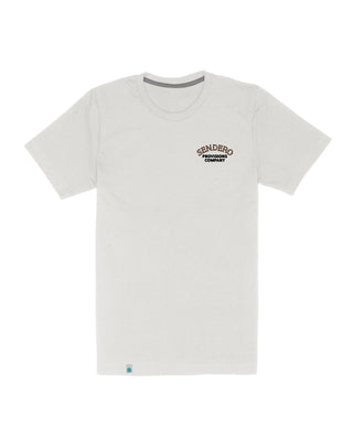 Sendero Provisions Co. American Buffalo Short Sleeve T-Shirt - Vintage White